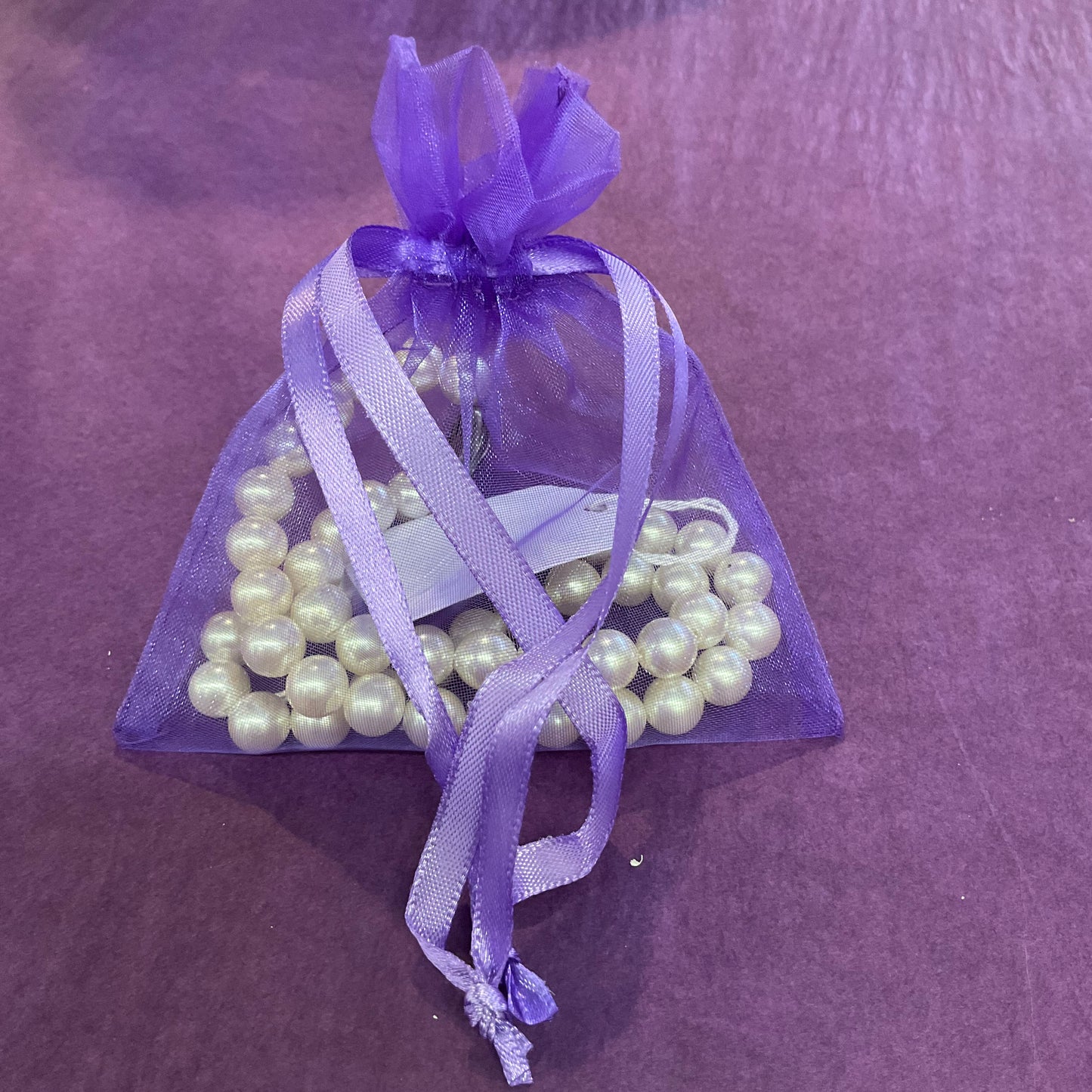 Vintage 1960/70s strand white/ivory chunky faux pearl beads, silver (925) clasp. Wedding gift, gift for her