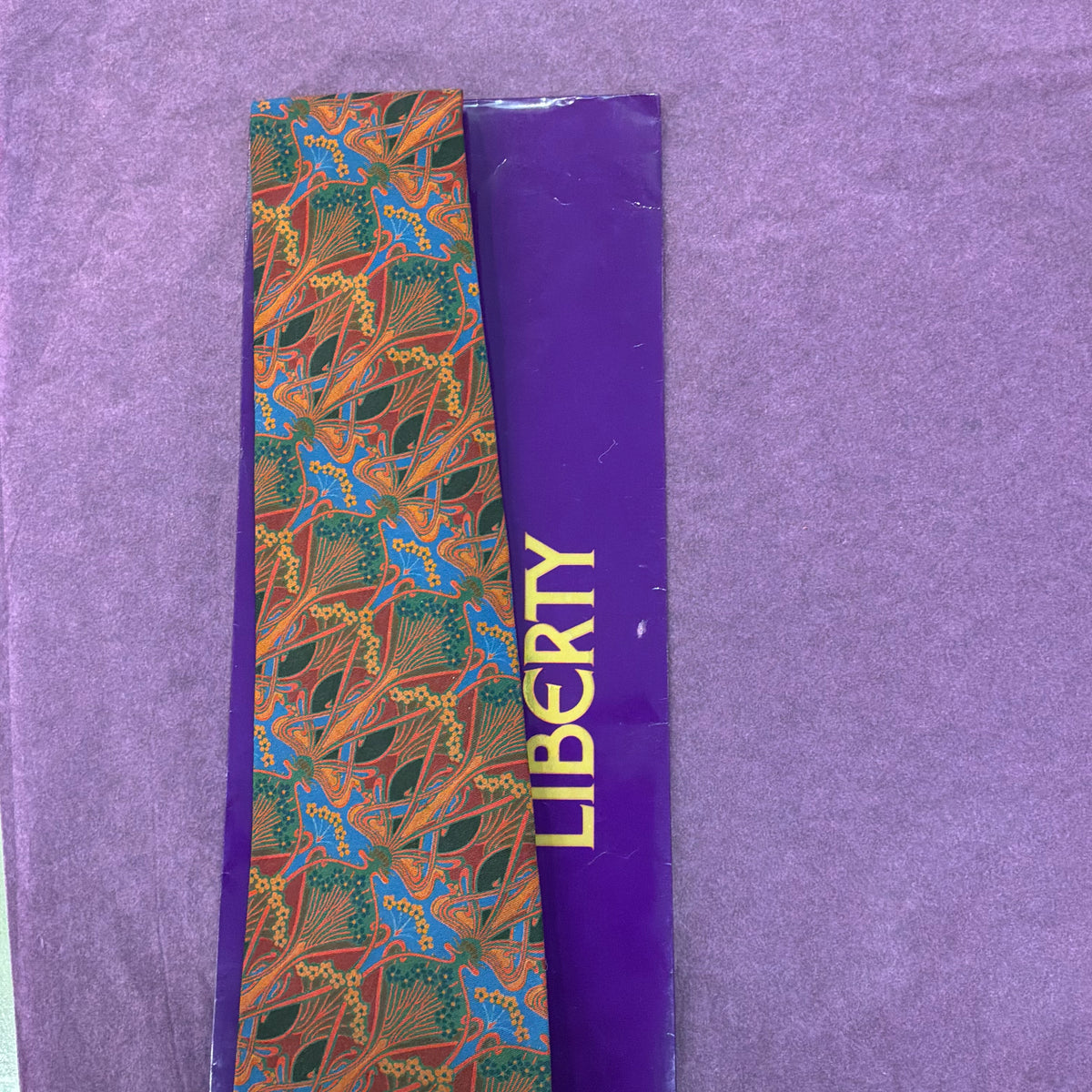 Vintage Liberty of London Ianthe Silk Tie