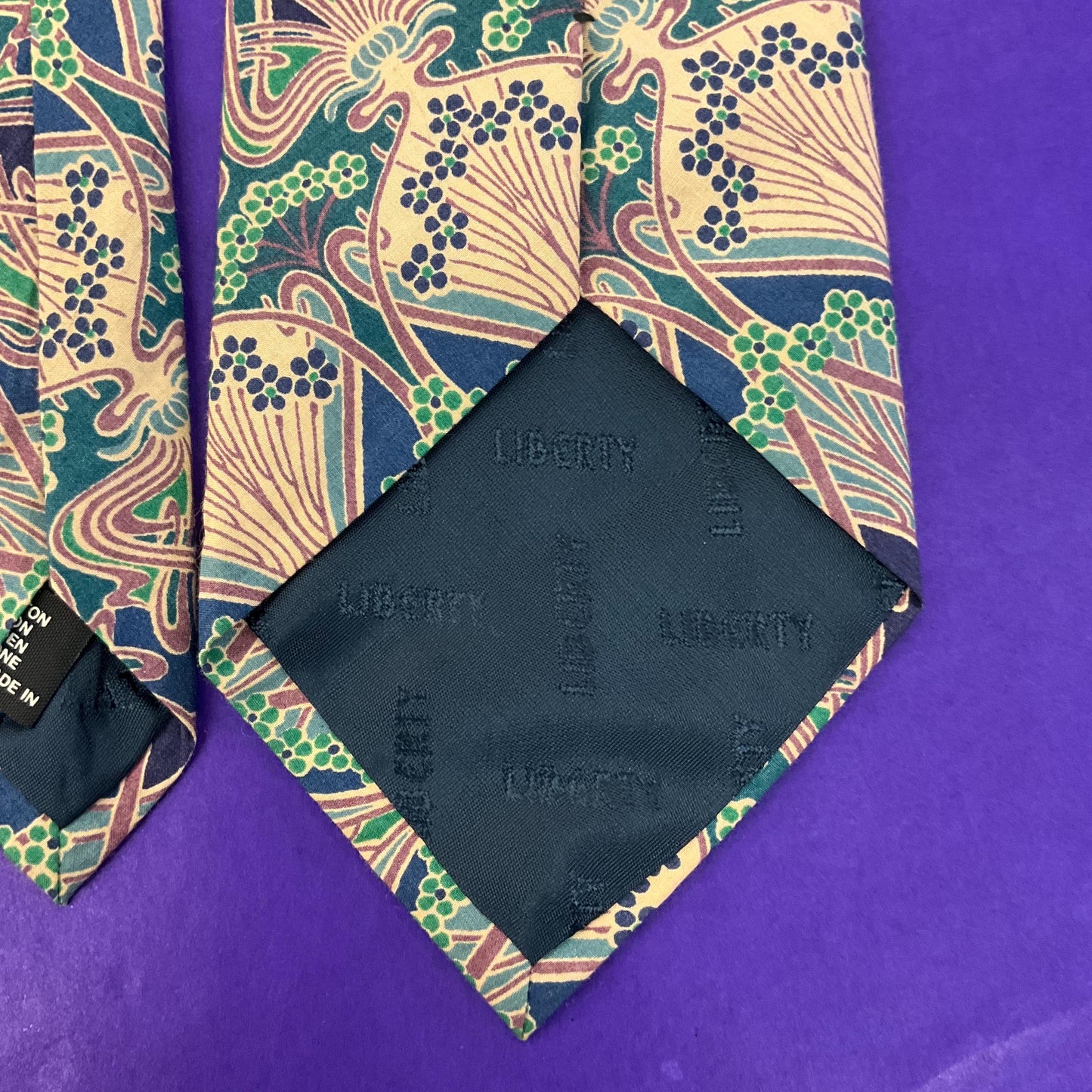 Vintage Liberty of London Ianthe Tana Lawn Cotton Tie