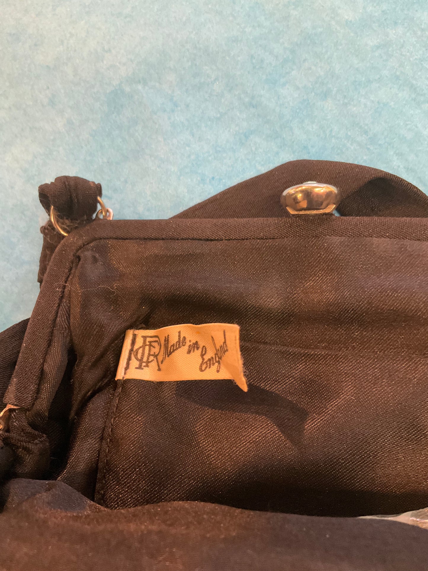 Vintage CFR Silk Crepe Petite Pointe Evening Bag