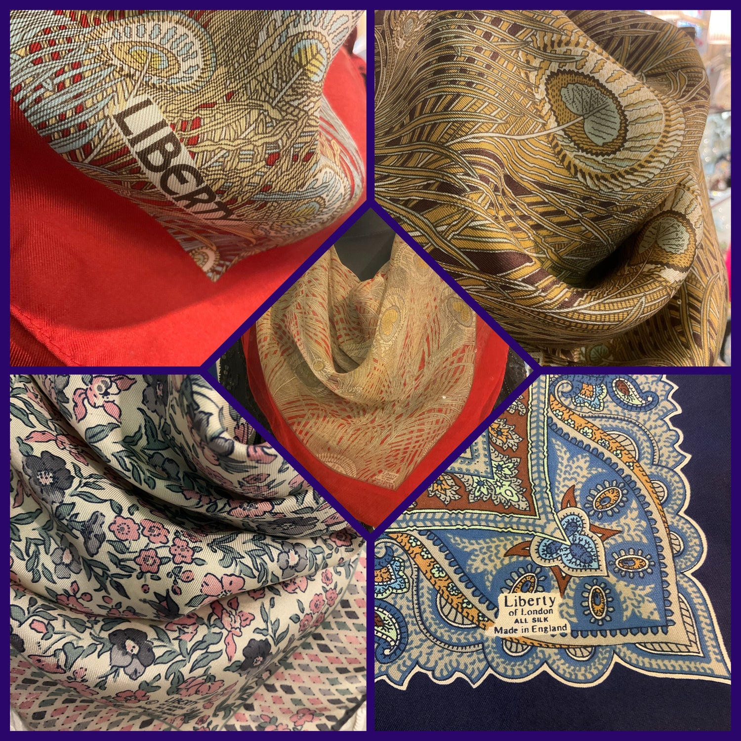Vintage Liberty Scarves