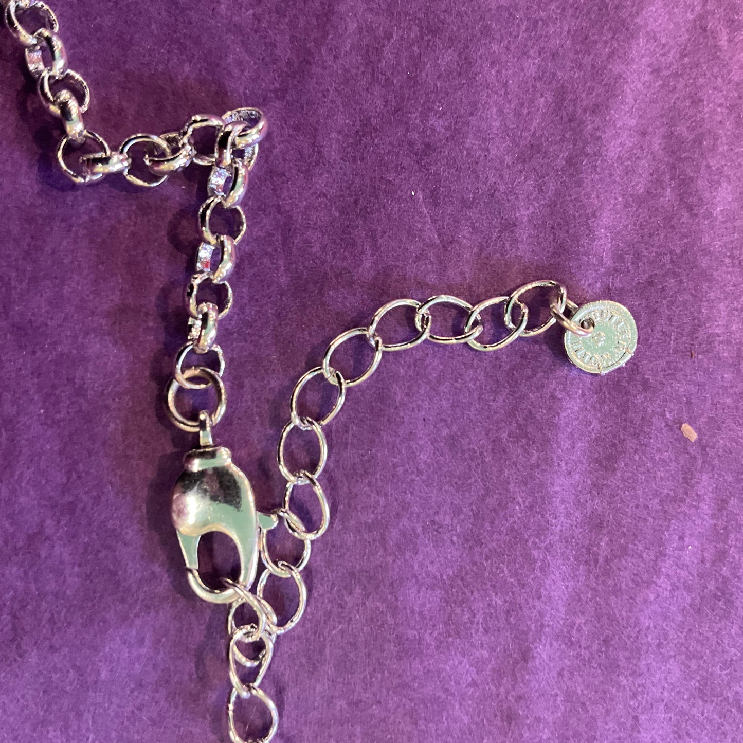 Vintage Butler and Wilson, Angel wing Rhinestone and Crystal large pendant, unused in original packaging, wedding, gift