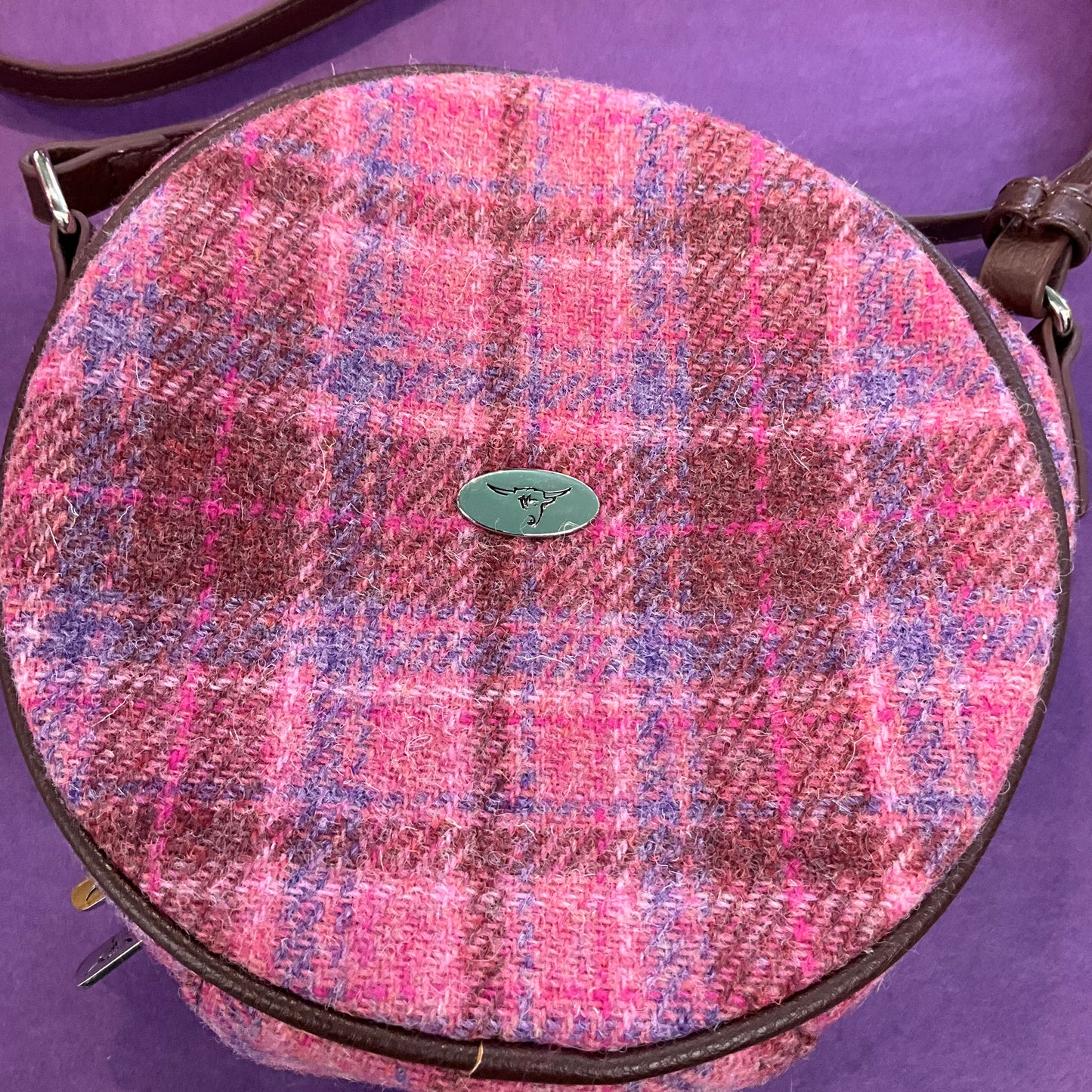 Vintage tartan Harris Tweed shoulder/crossbody bag by GLEN APPIN of Scotland
