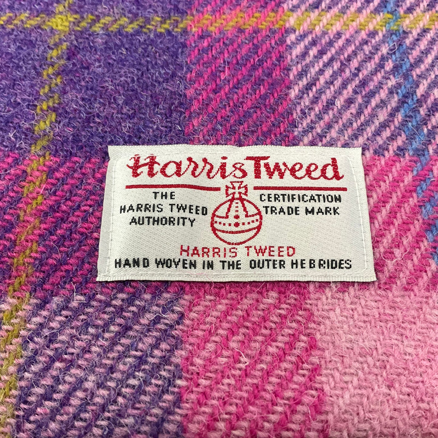 Vintage, Unused Harris Tweed and Jute Shopper by Westford Mill who produce a thoughtfully designed collection of eco-friendly products