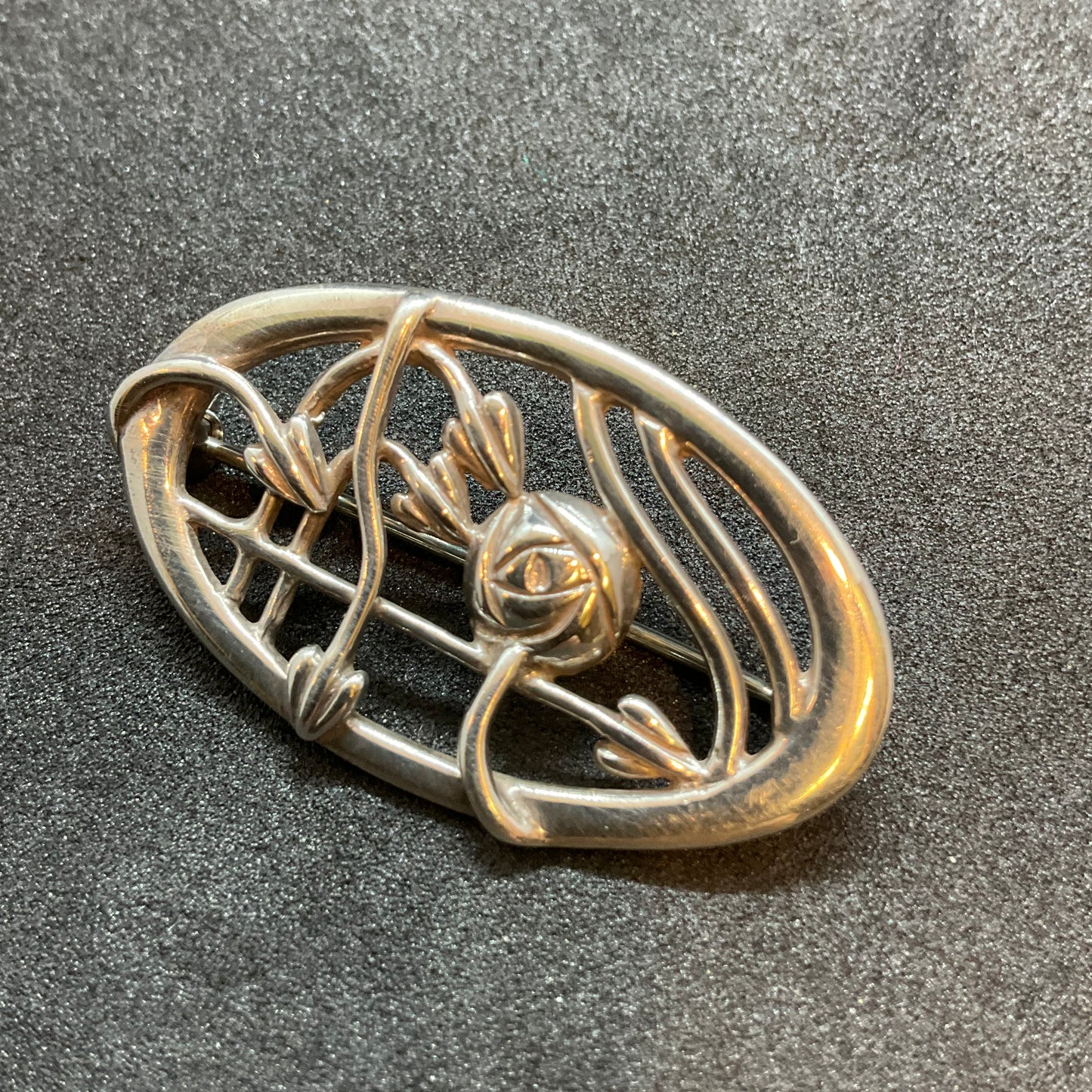 Sterling Silver Vintage Mackintosh Brooch