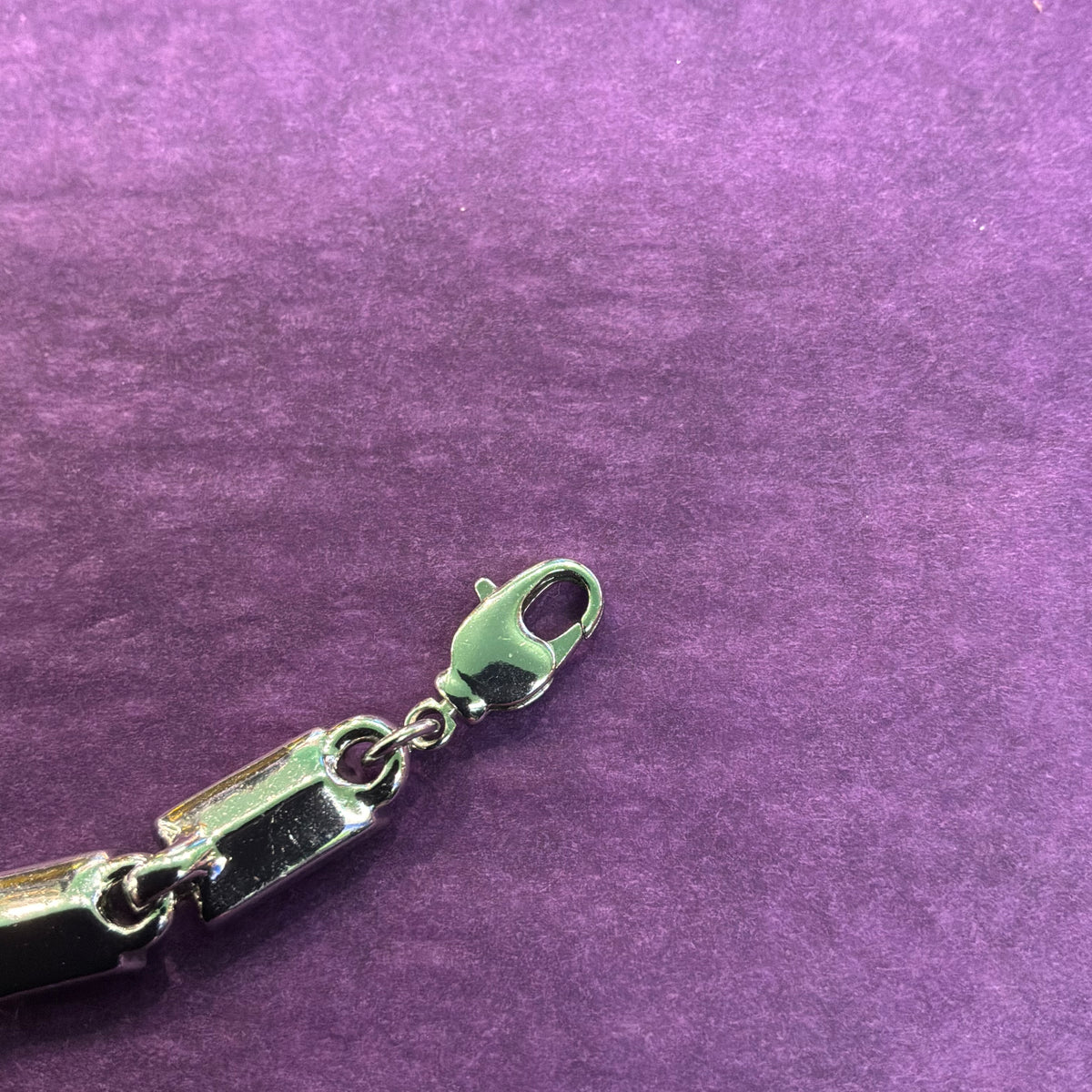 Vintage Butler & Wilson Art Deco Crystal Bracelet Silver Tone Baguette Statement