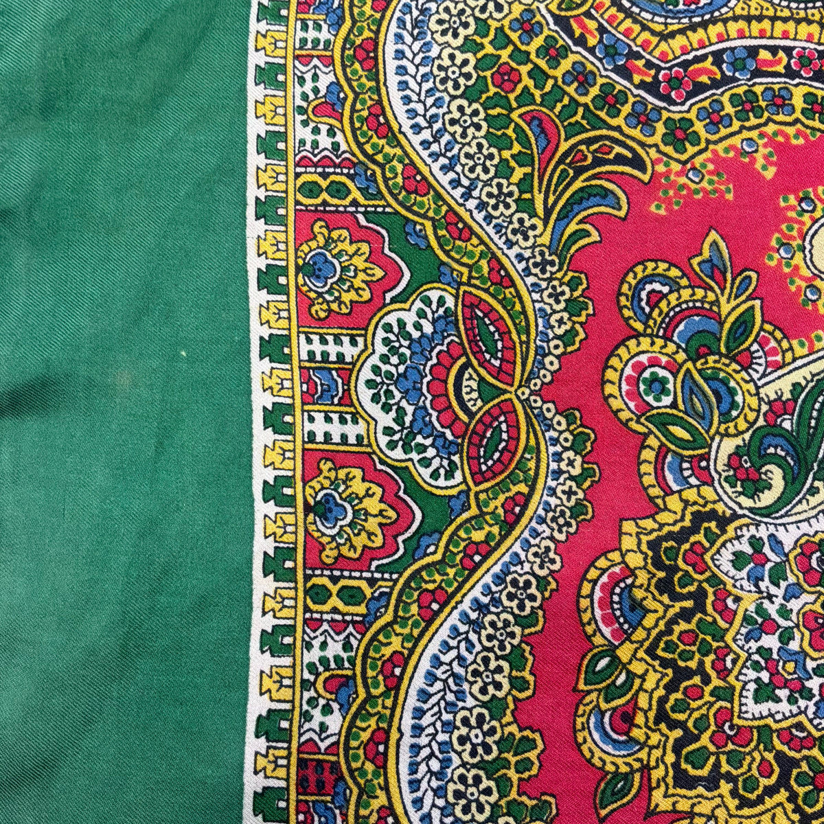 Vintage Liberty of London 1950/60s Pure Silk Vibrant Paisley Scarf