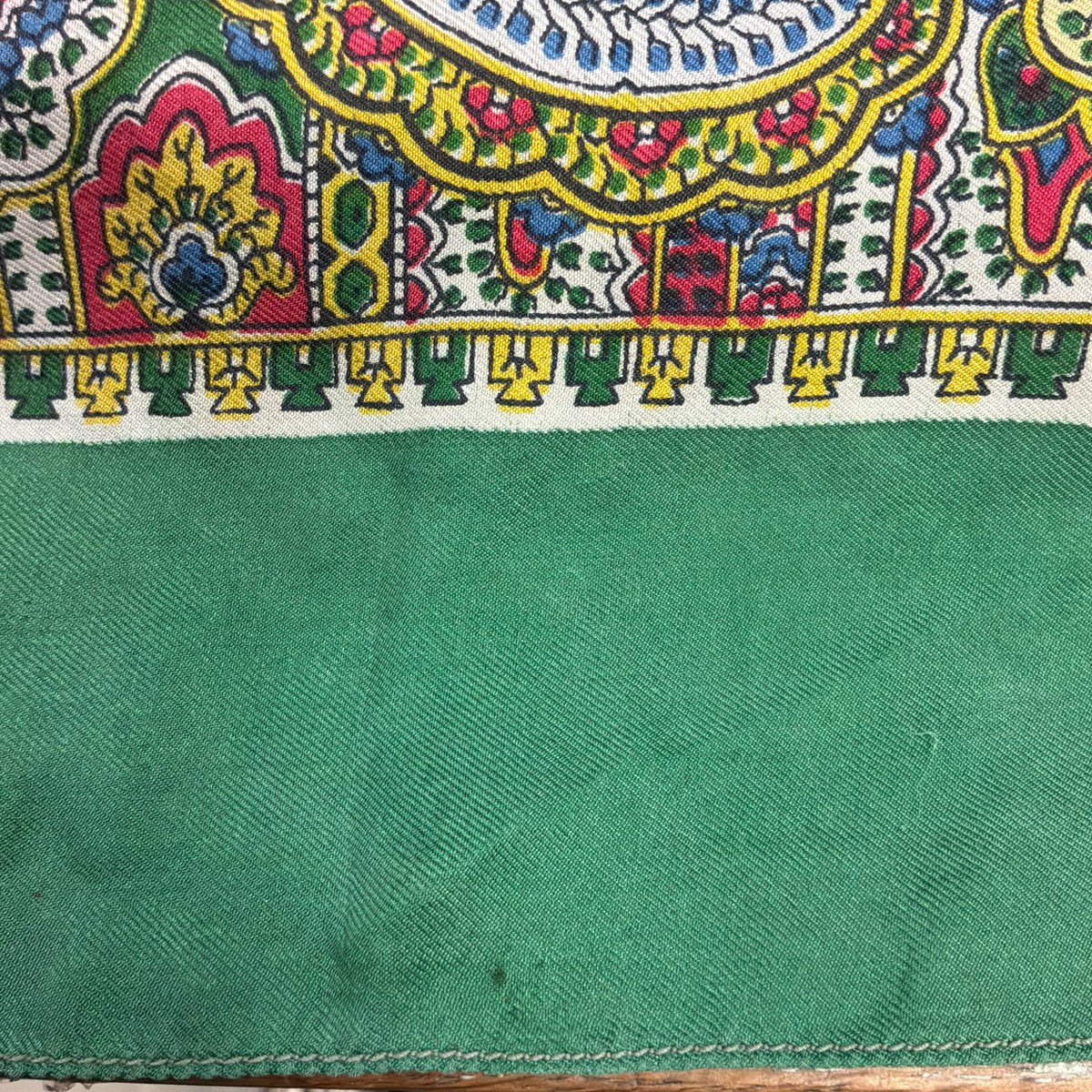 Vintage Liberty of London 1950/60s Pure Silk Vibrant Paisley Scarf