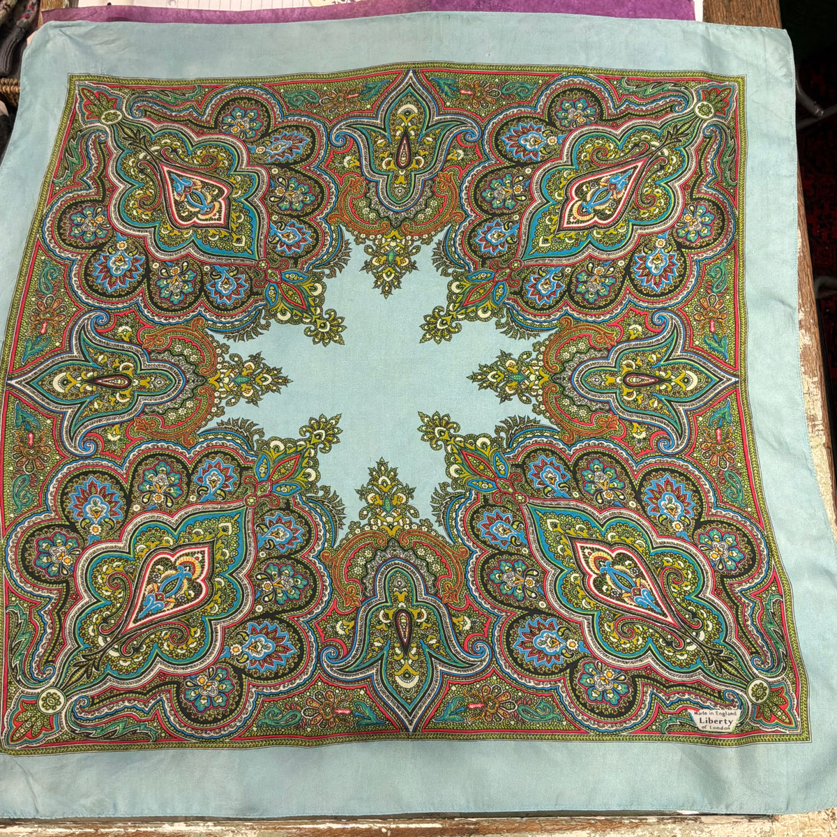 Vintage 1950/60s Liberty of London Pure Silk Scarf