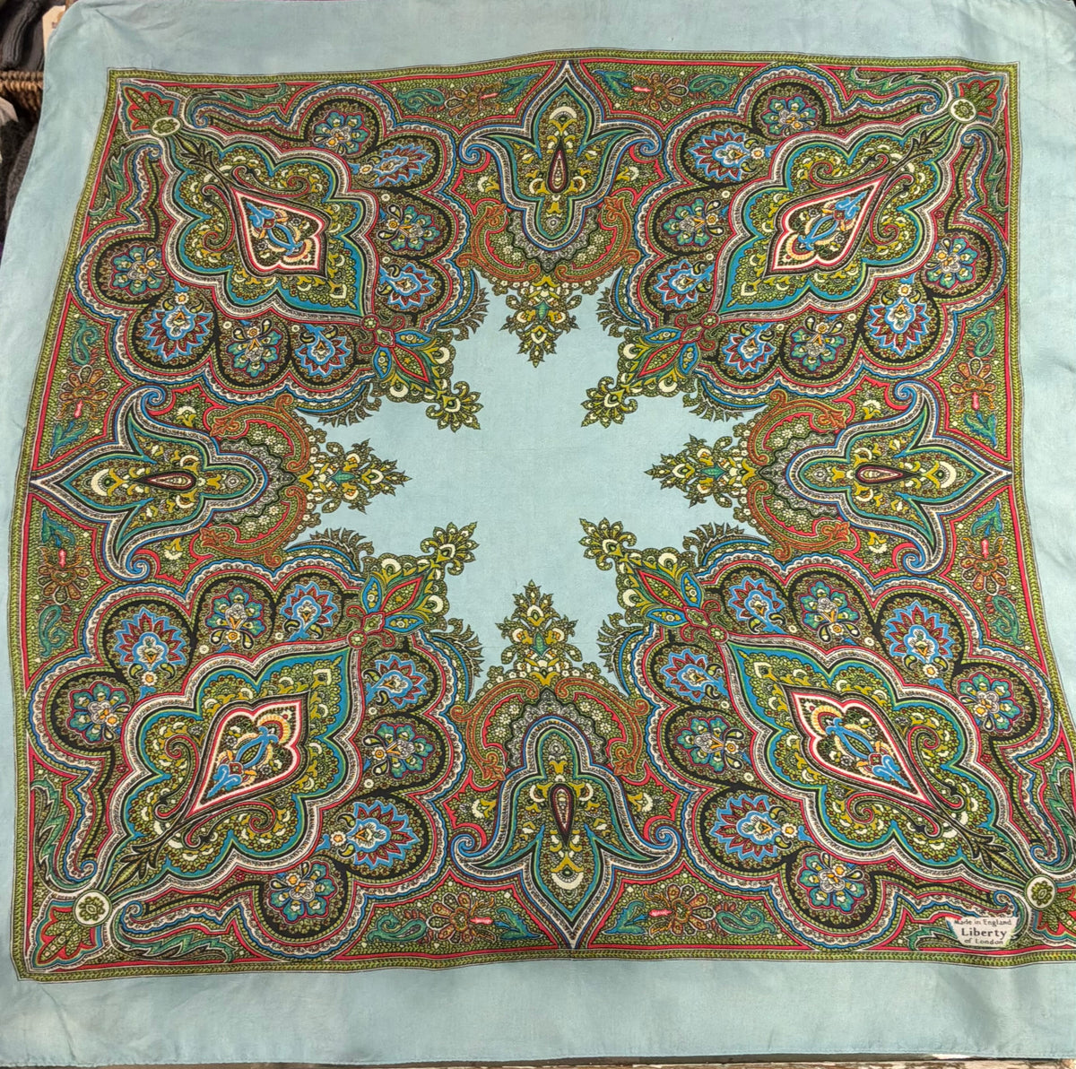 Vintage 1950/60s Liberty of London Pure Silk Scarf