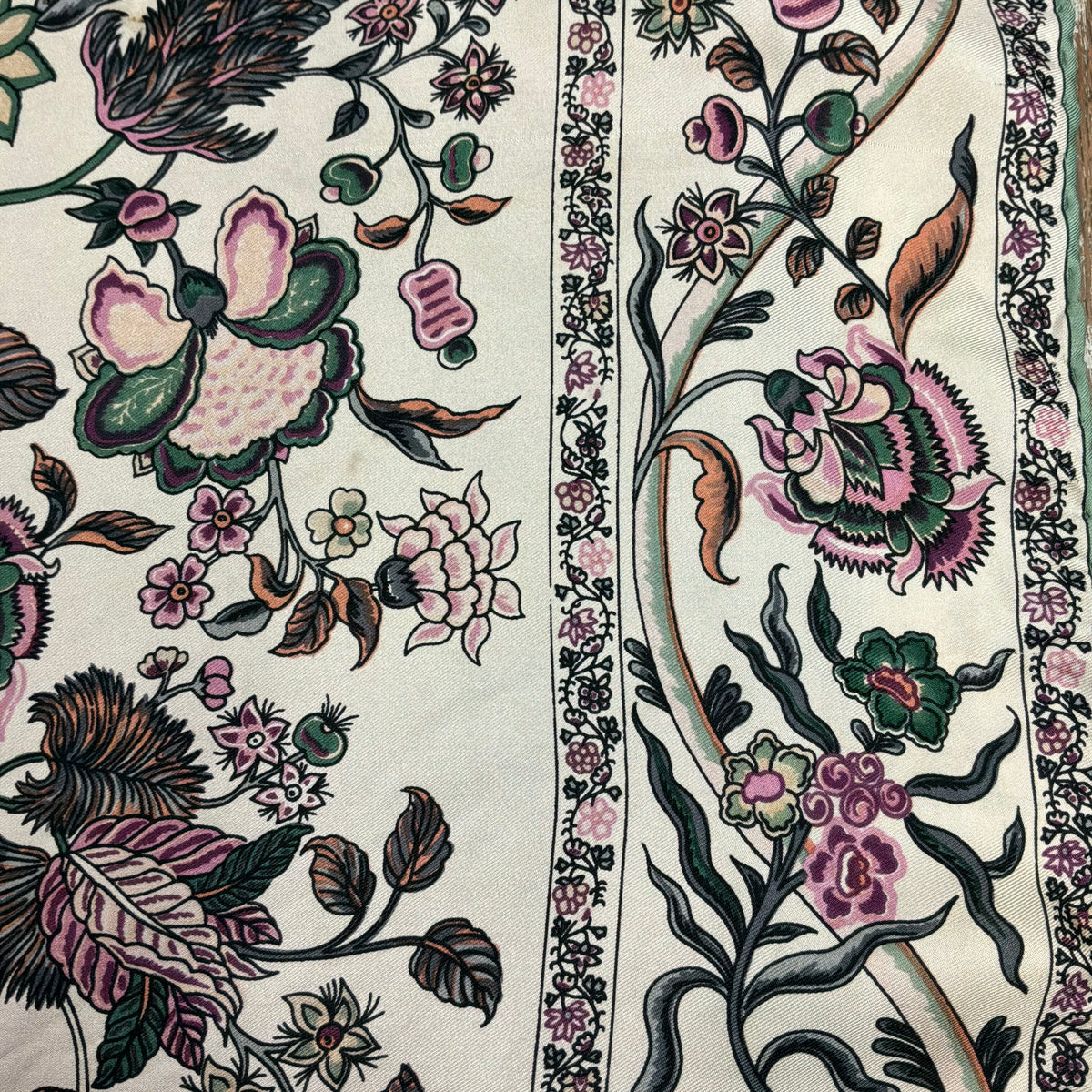 Vintage Liberty of London Pure Silk Large Scarf in Tree of Life Design