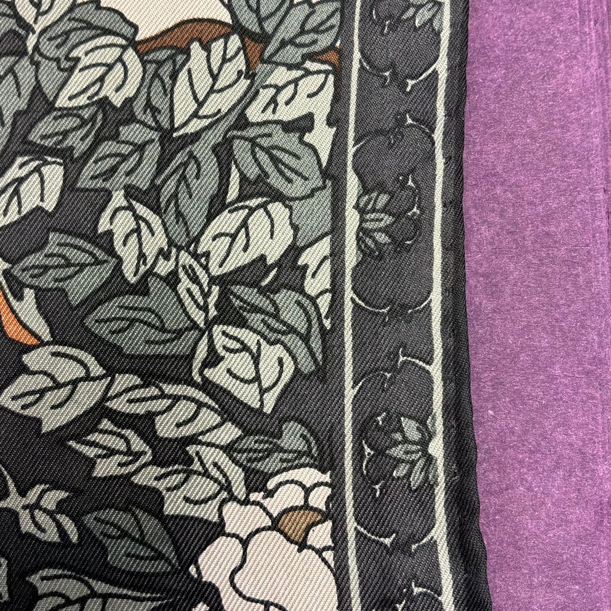 Vintage Liberty of London Pure Silk Scarf Oriental Duck Pond Bird Floral Design