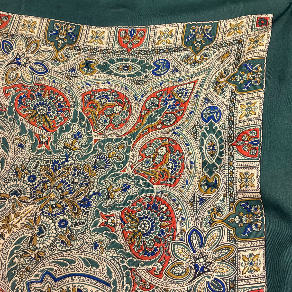Vintage Liberty of London Pure Silk Scarf in Mid Century Paisley Print
