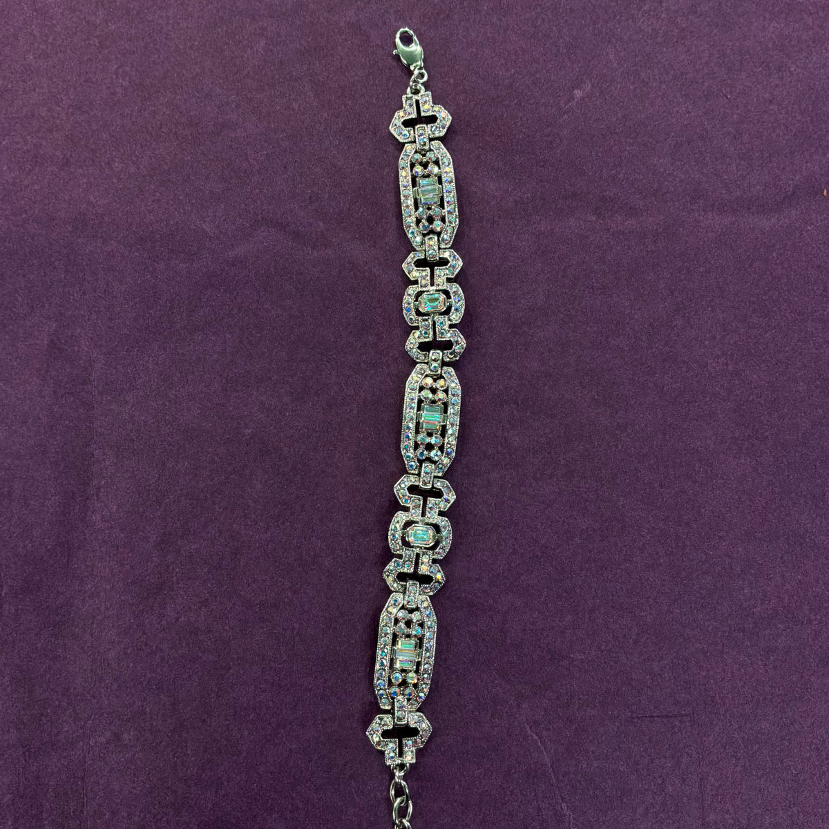 Vintage Butler & Wilson Art Deco Style Crystal Bracelet