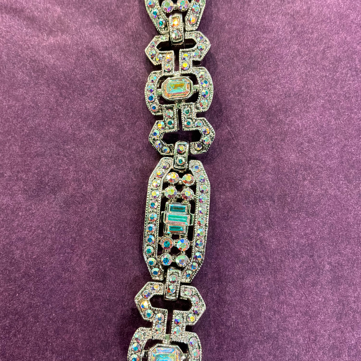 Vintage Butler & Wilson Art Deco Style Crystal Bracelet