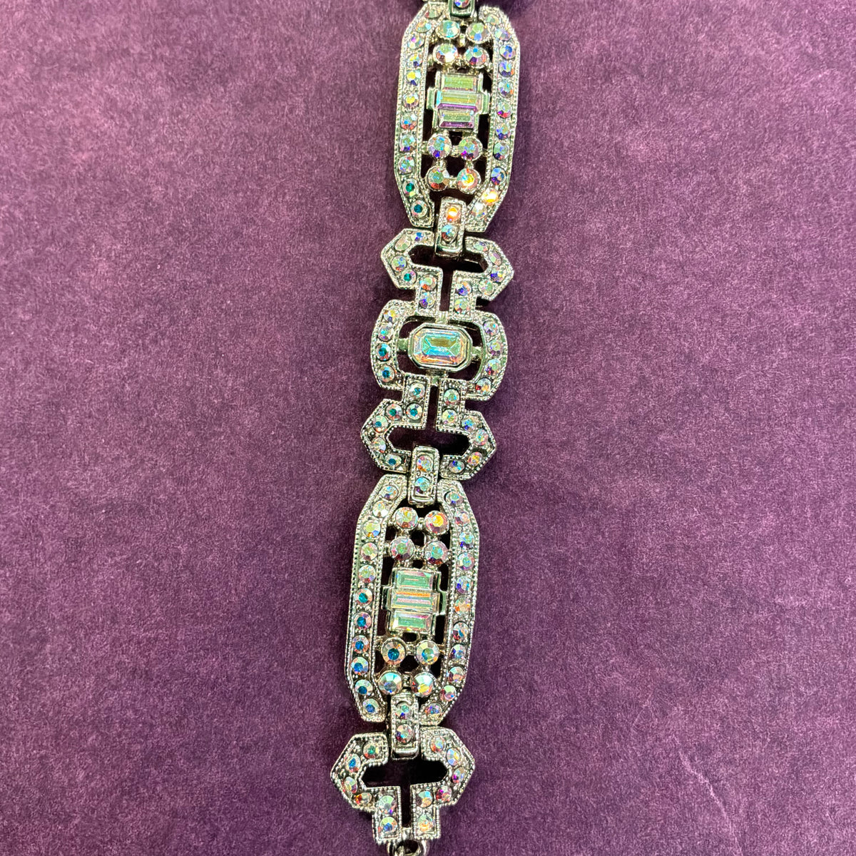 Vintage Butler & Wilson Art Deco Style Crystal Bracelet