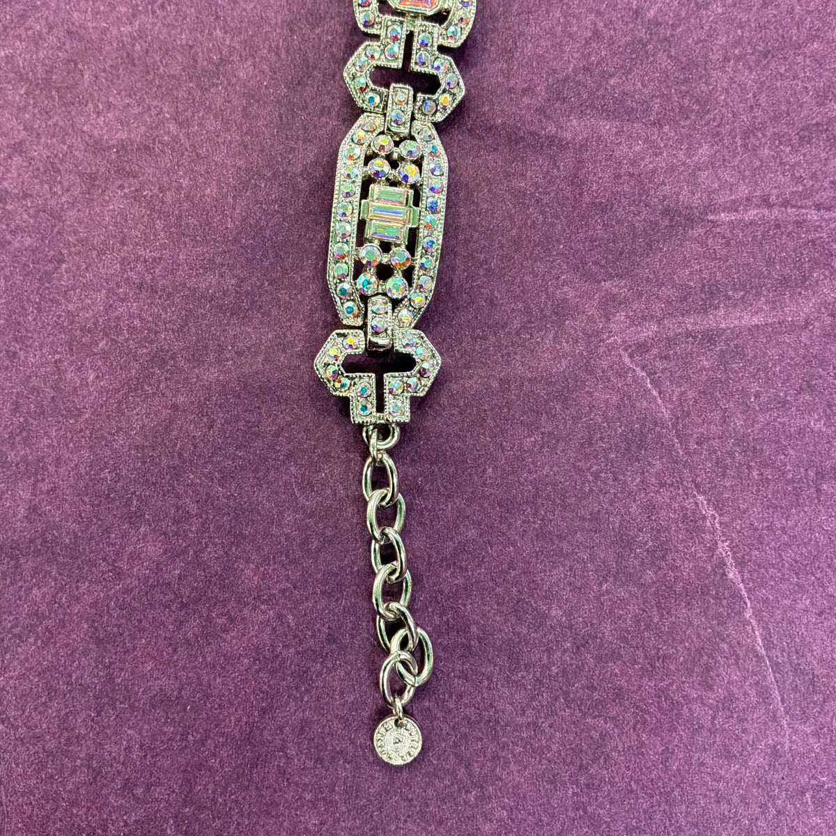 Vintage Butler & Wilson Art Deco Style Crystal Bracelet