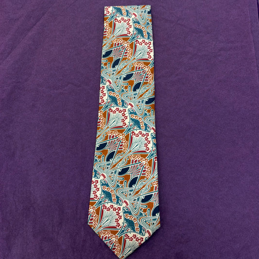 Vintage Liberty of London Ianthe Pure Silk Tie - Unused and with Original Packaging