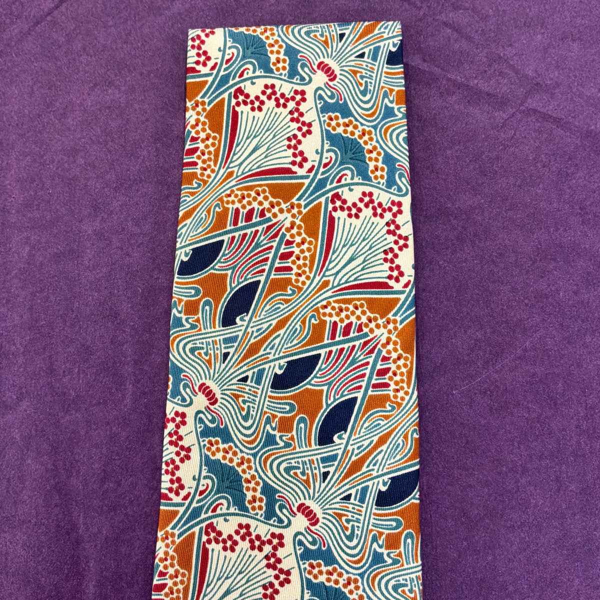 Vintage Liberty of London Ianthe Pure Silk Tie - Unused and with Original Packaging