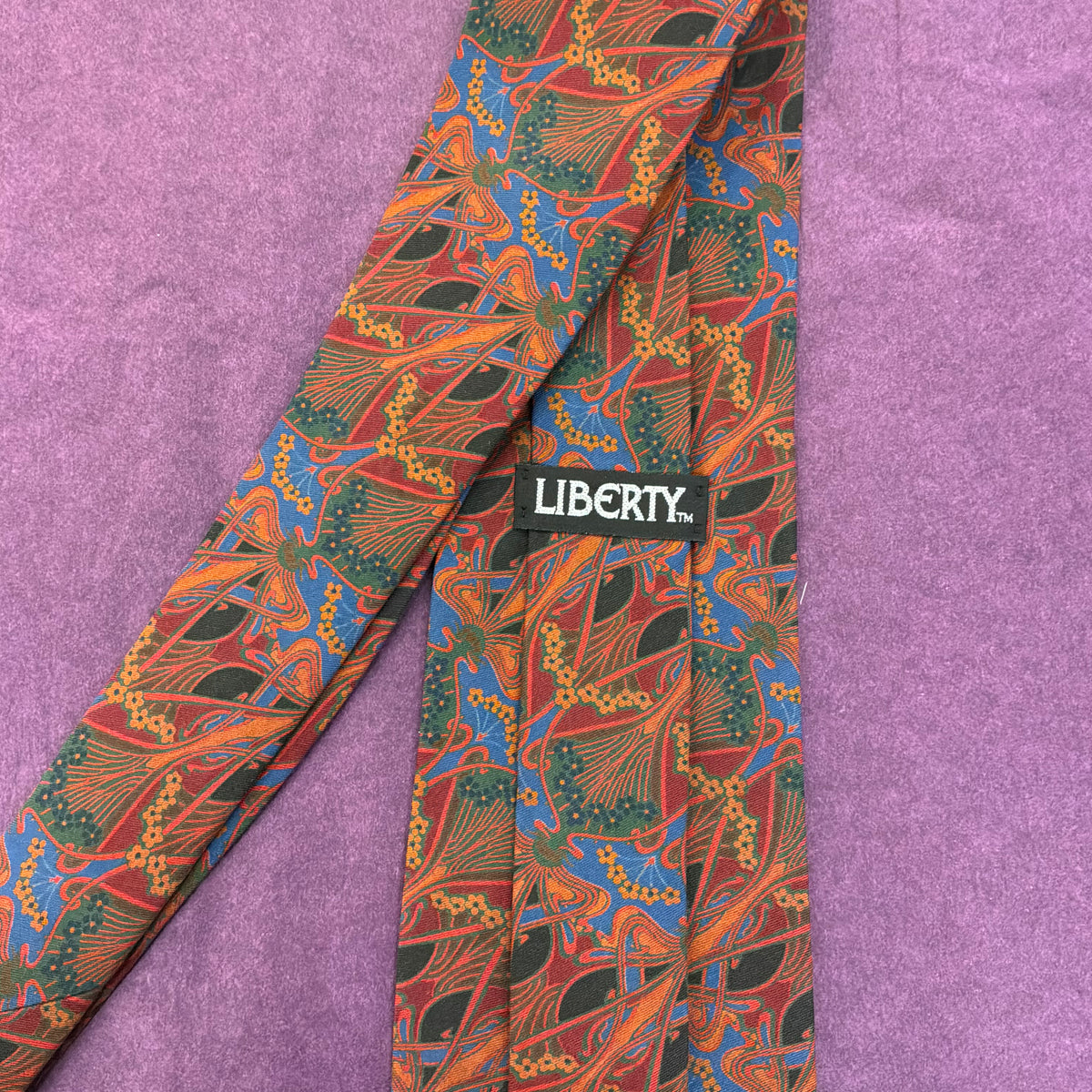 Vintage Liberty of London Ianthe Silk Tie
