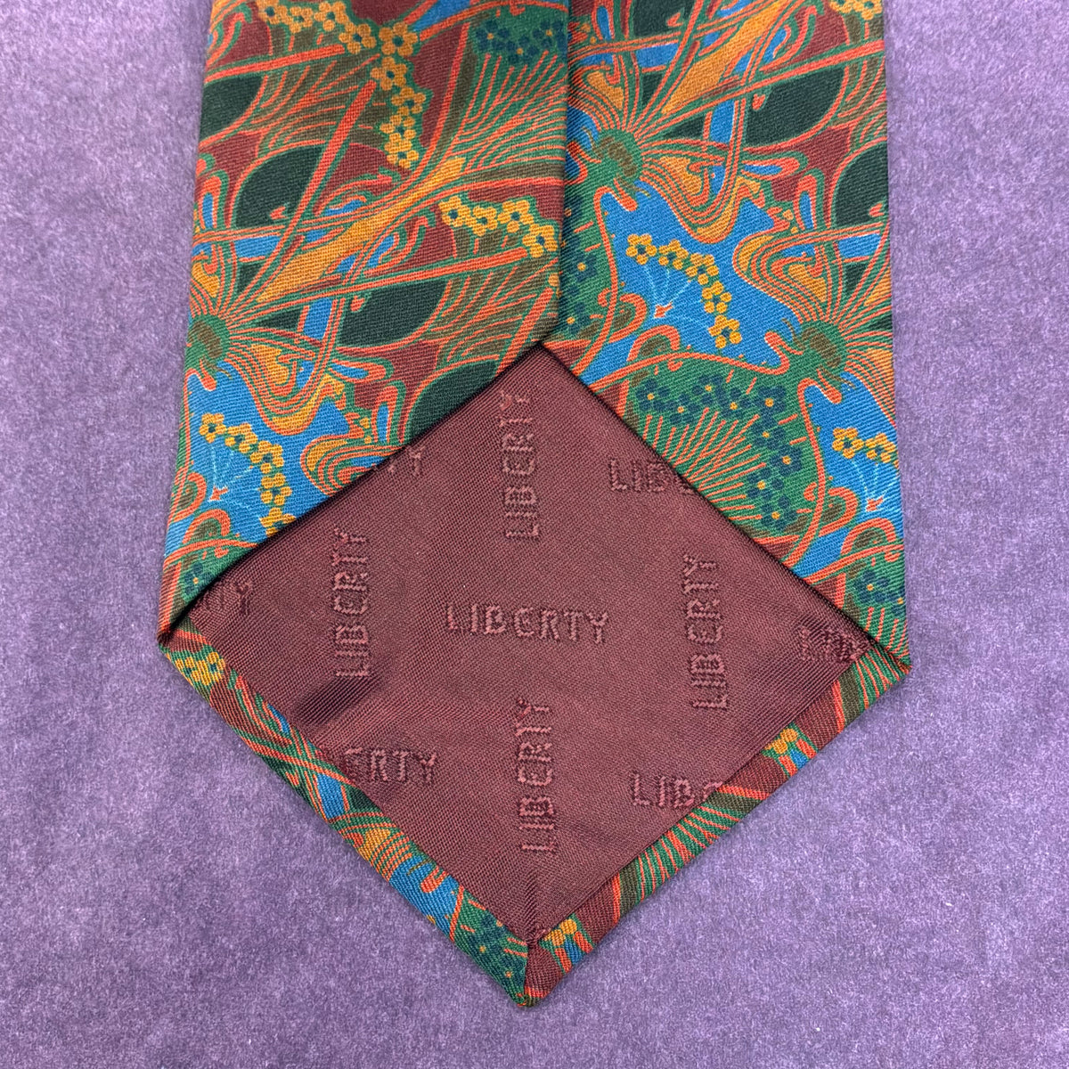 Vintage Liberty of London Ianthe Silk Tie