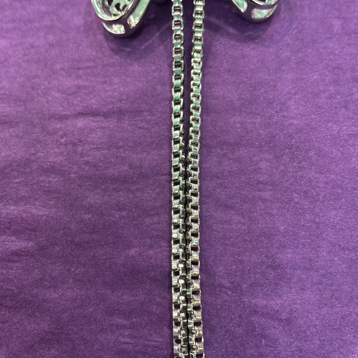 Vintage Butler & Wilson Aurora Borealis Crystal Butterfly Lariat Necklace