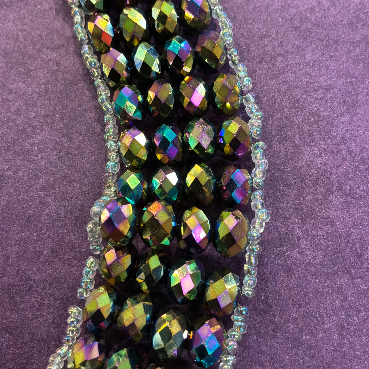 Vintage Butler and Wilson Statement Floral Crystal Necklace