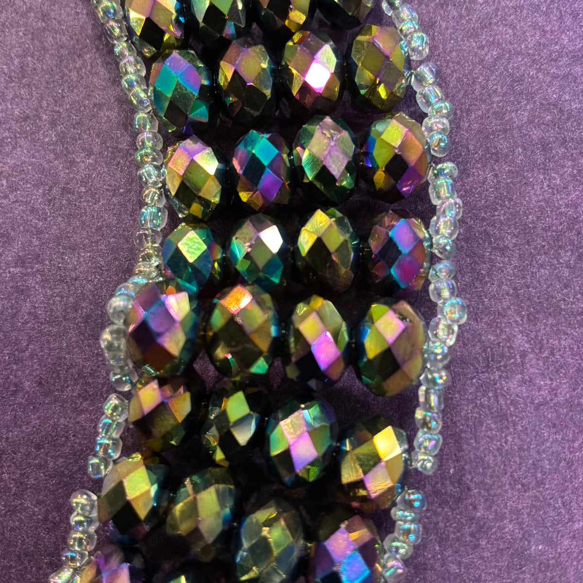 Vintage Butler and Wilson Statement Floral Crystal Necklace