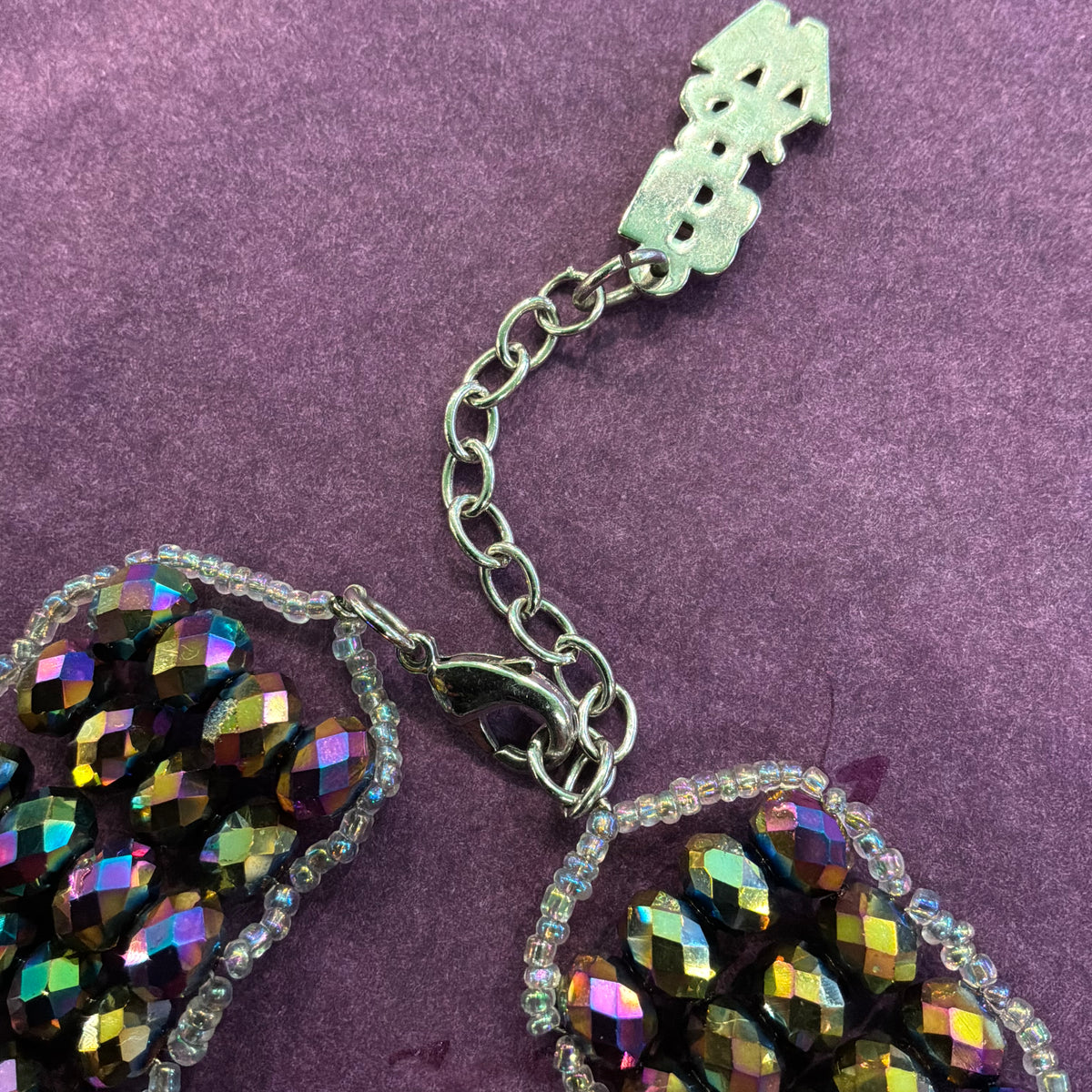 Vintage Butler and Wilson Statement Floral Crystal Necklace