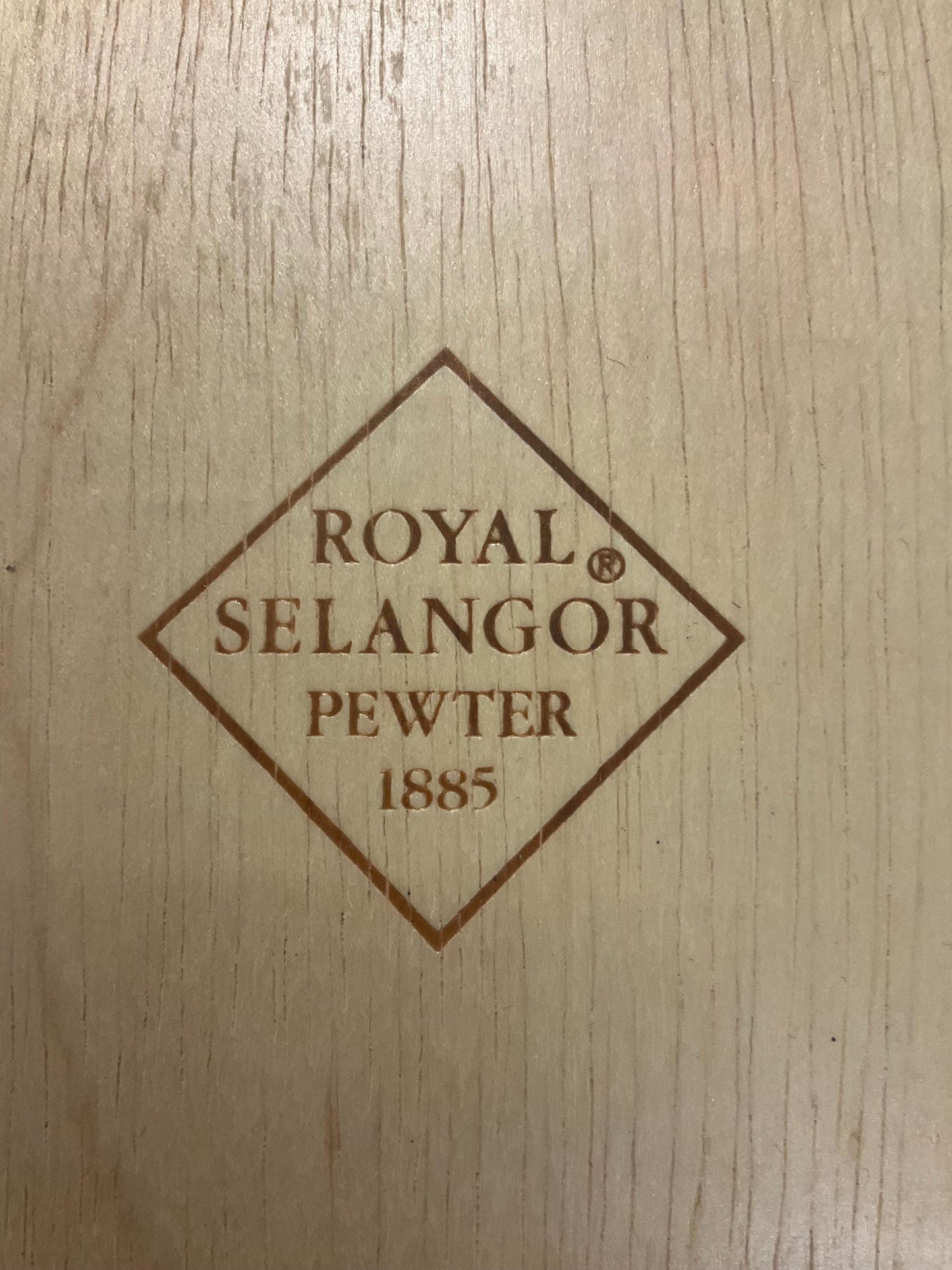 Vintage Royal Selangor Pair of Pewter Champagne Goblets, unused in original presentation case, fine dining, Father’s Day gift