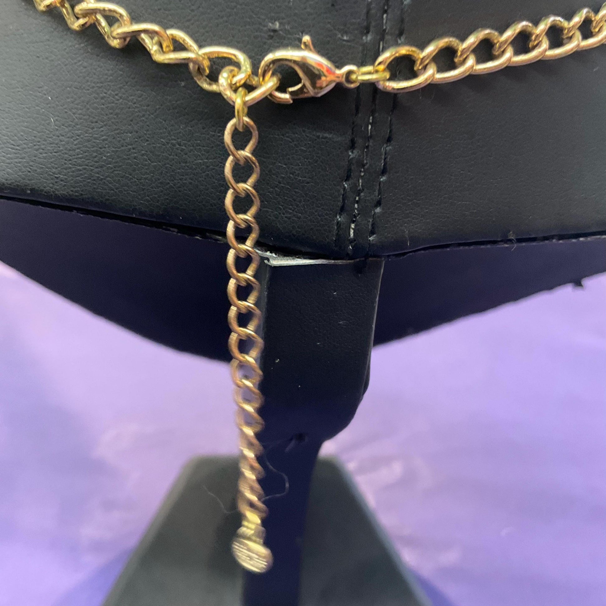 Vintage Butler and Wilson Rainbow Crystal Dragonfly Necklace , Gold Tone with Aurora Borealis Crystals , Signed in Original Box