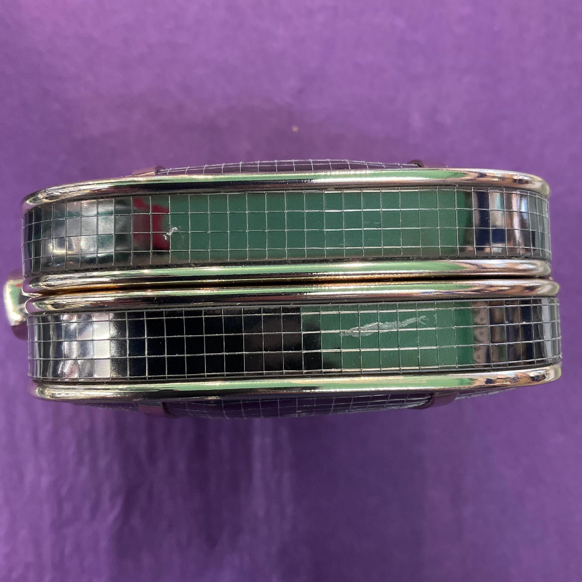 Vintage , Unused Whistles Gold & Bronze Metallic Box Clutch Bag , New with original tags, Vintage Wedding, Formal Event