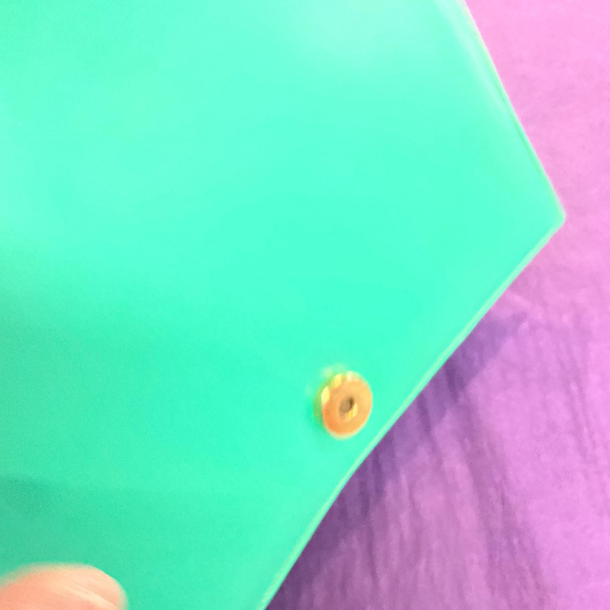 Vintage 1980s Jade Green Leather Large Clutch or Shoulder Bag by Jacques Vert, Rarely used in Original Box