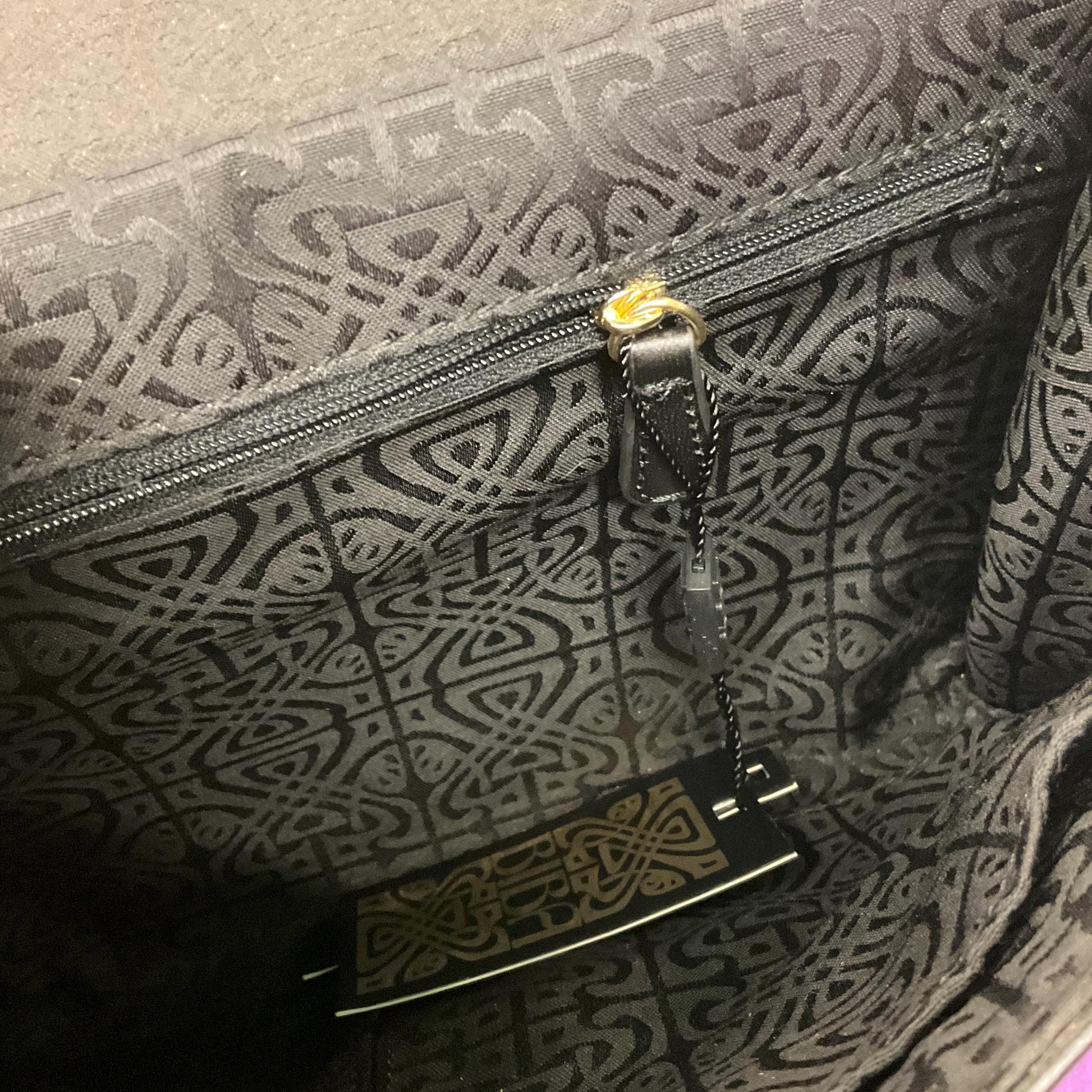 Vintage BIBA Leather leopard Print Large Clutch Bag , unused with original tags