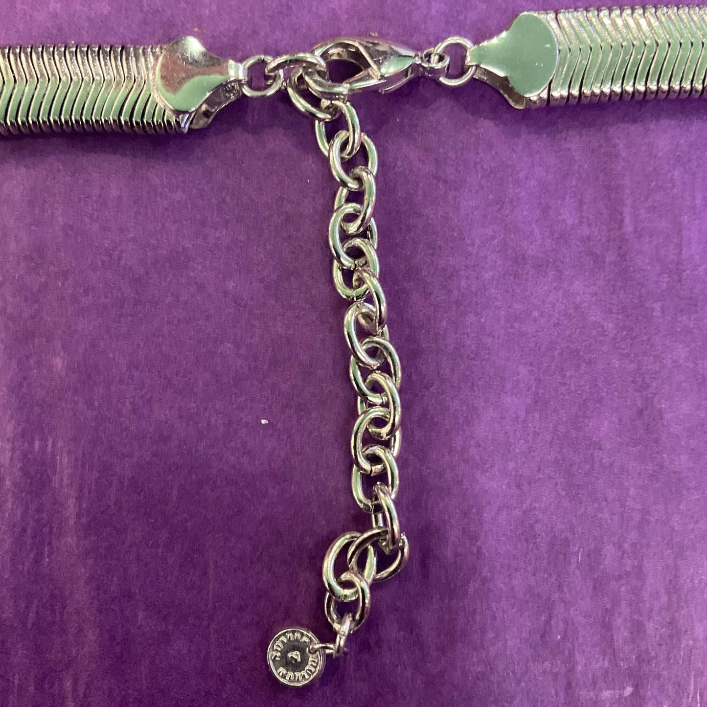 Vintage Butler and Wilson Statement Art Deco Style Crystal Crescent Moon Necklace, silver tone with rhinestones