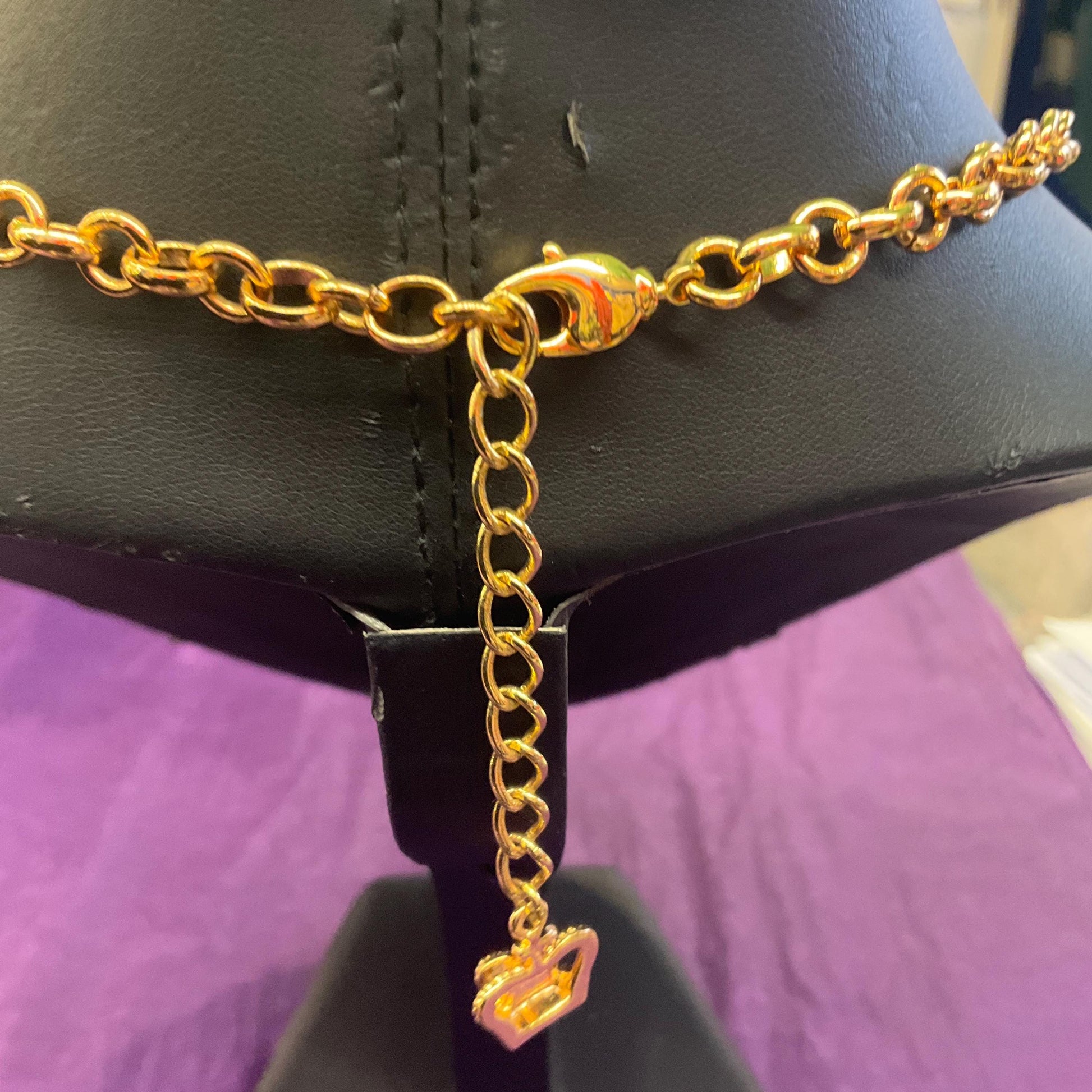 Vintage Butler and Wilson Statement Enamel and Crystal Butterfly Necklace, gold tone with lustre enamel and rainbow rhinestones