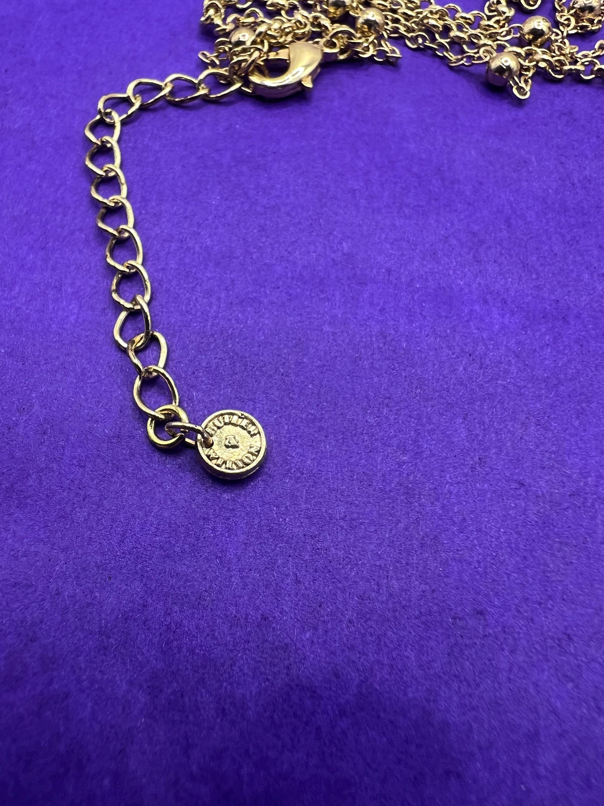 Vintage Butler and Wilson Long Crystal Crown Pendant Necklace, gold tone with rhinestones and crystals