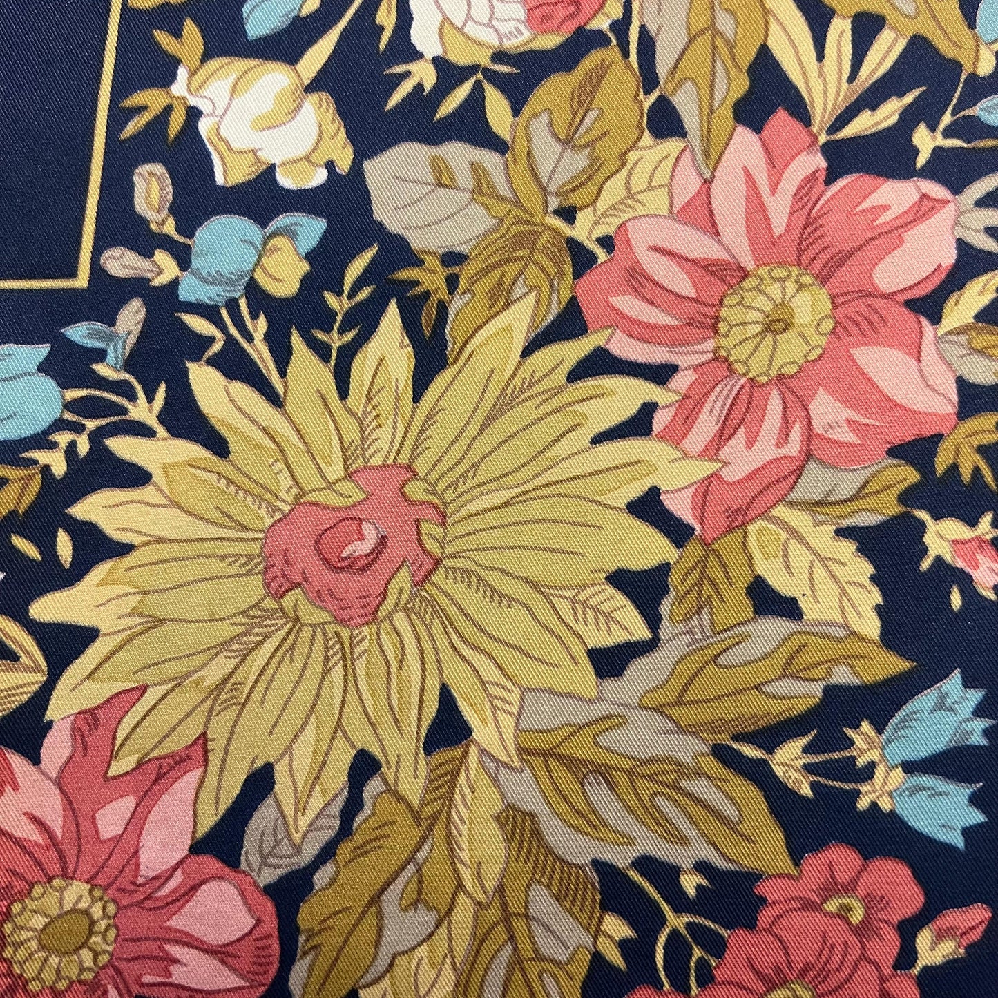 Vintage 1970/80s Pure Silk Floral Scarf by Liberty London - Sustainable Gifting