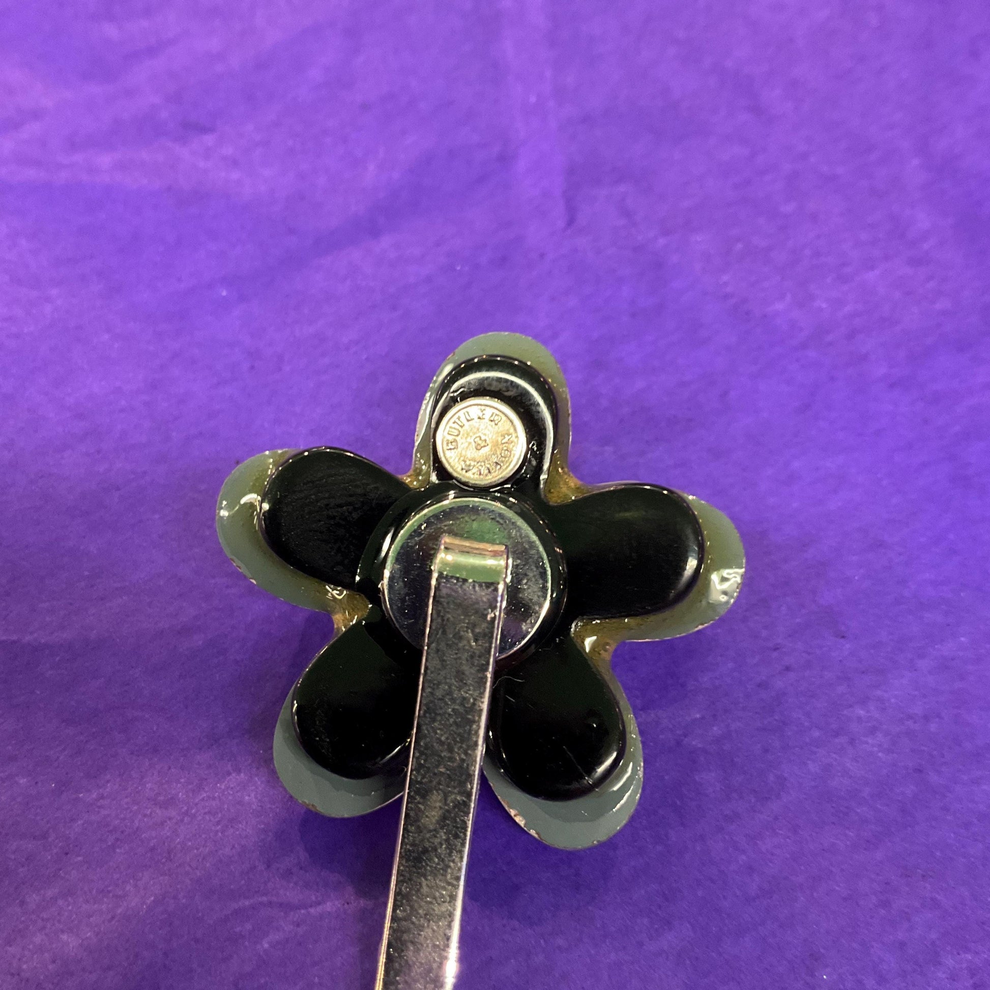 Vintage Butler and Wilson Silver Crystal Hair Slide, Silver and Borealis crystals and rhinestones