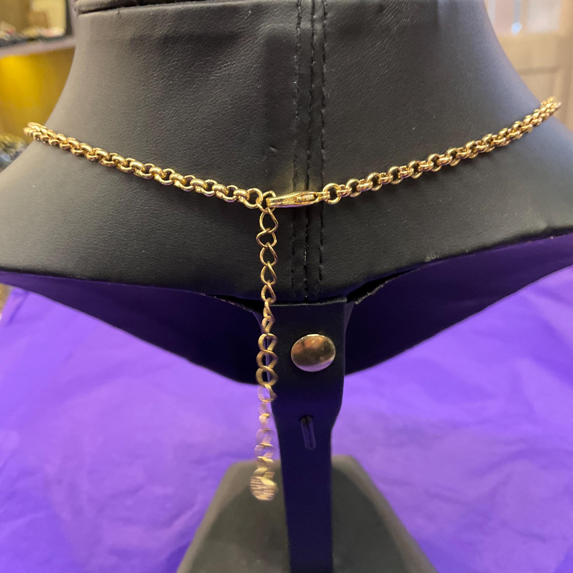 Vintage Butler and Wilson Statement Gold Tone and Borealis Crystal Butterfly and Flowers Y Drop Necklace