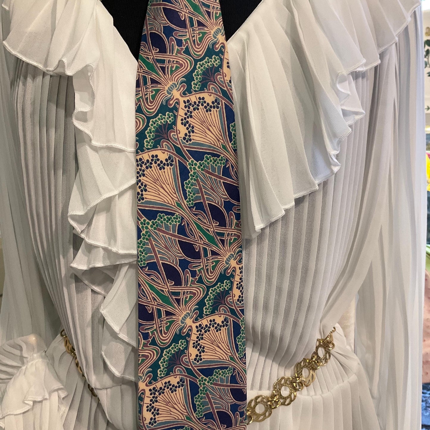 Vintage Liberty of London Ianthe Tana Lawn Cotton Tie