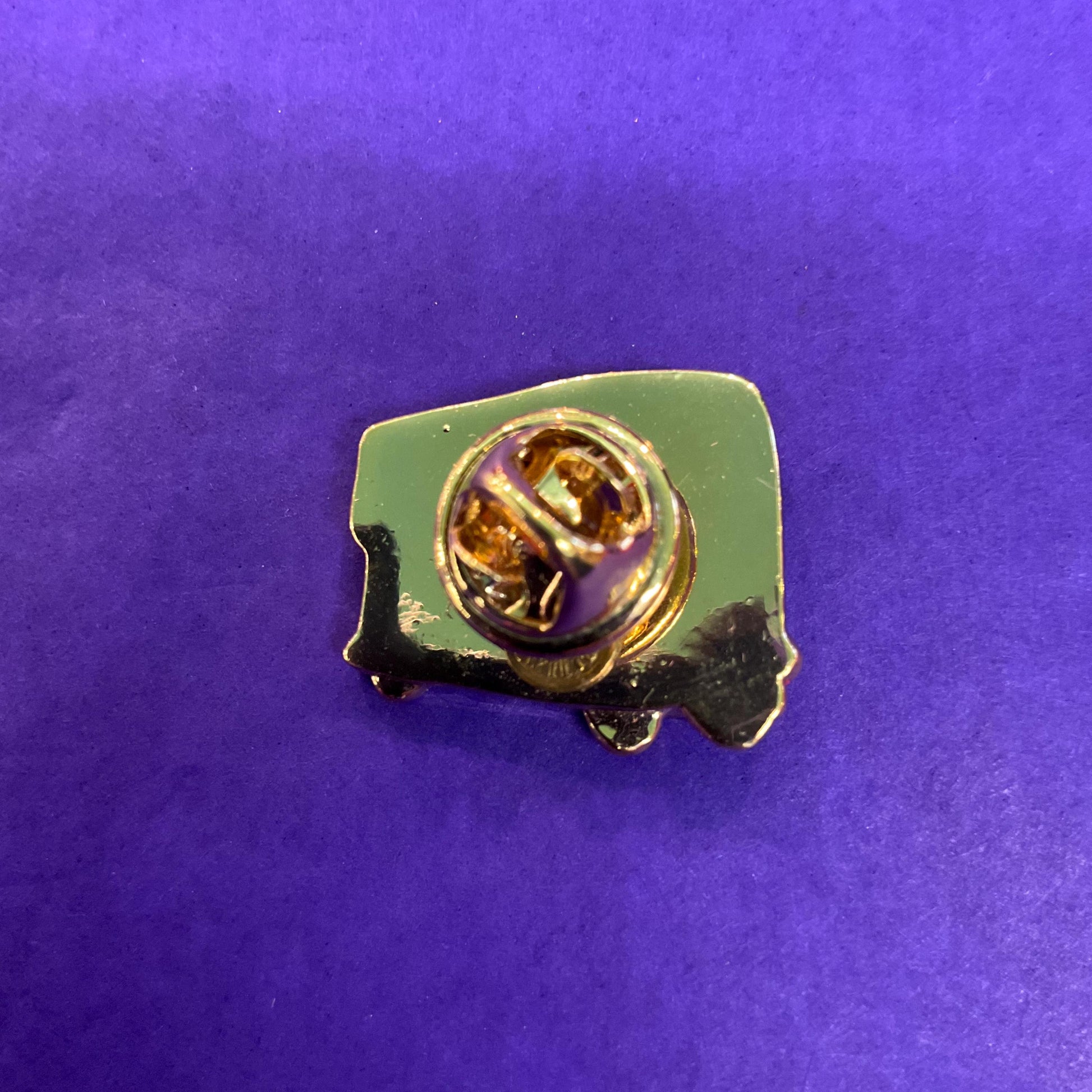 Vintage Butler and Wilson London Red Bus Cufflinks and Tie Pin/Lapel Pin Set , Gold Tone with Red enamel and silver crystals