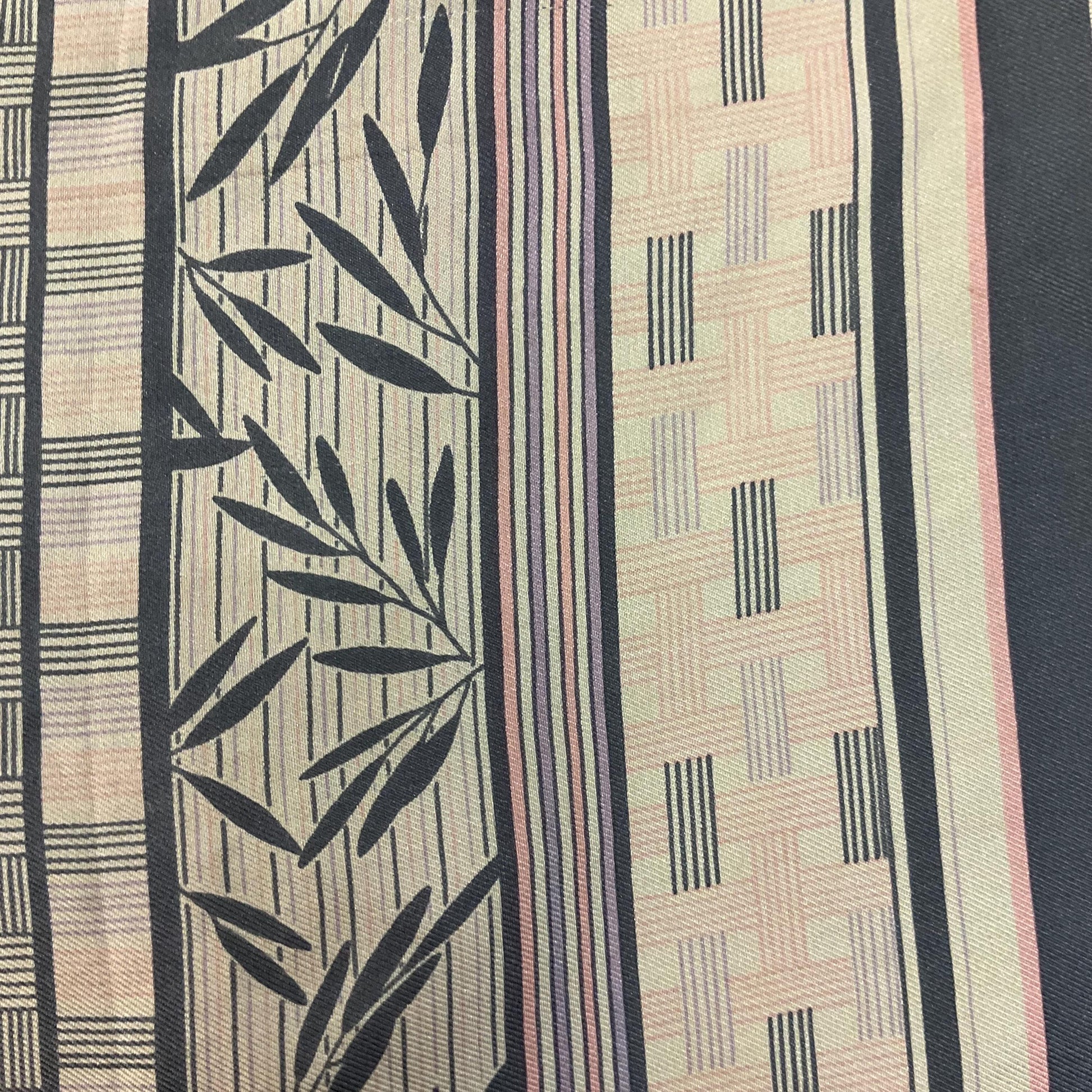 Vintage Liberty of London Pure Silk Scarf in Pale Pink and Grey Bamboo Print
