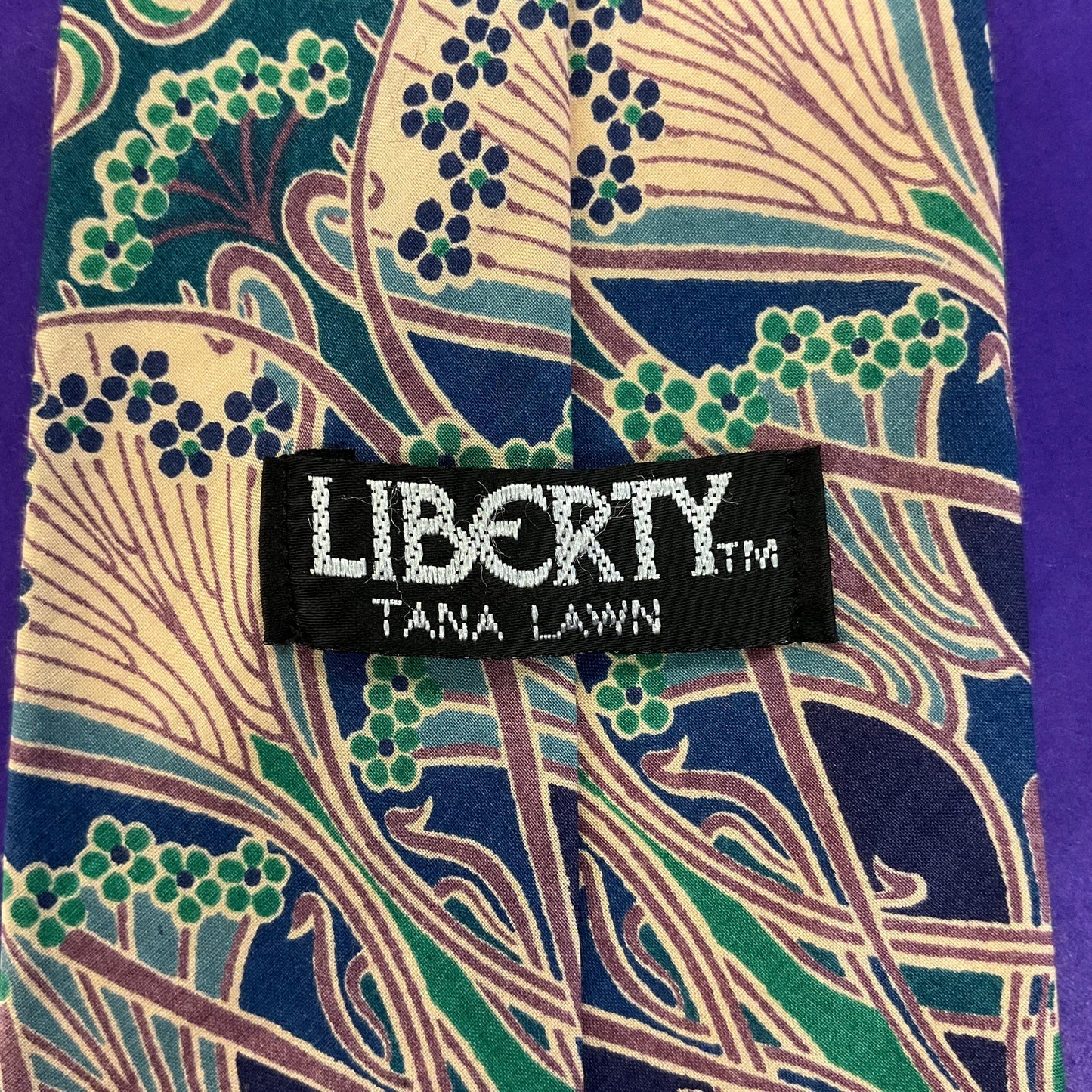 Vintage Liberty of London Ianthe Tana Lawn Cotton Tie