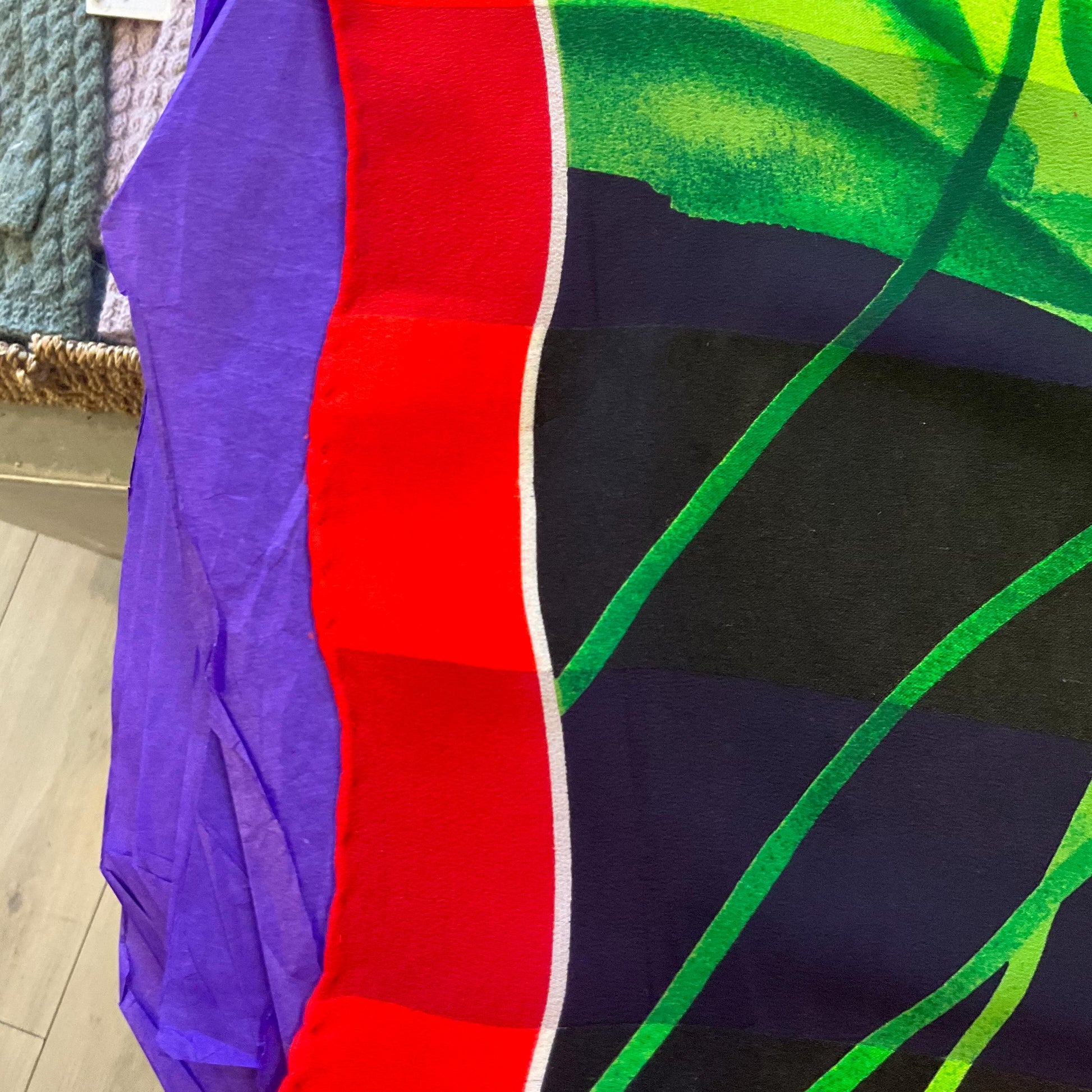 Vintage JAEGER Large Pure Silk Chiffon Devorè Poppies Print Scarf, Vibrant poppy print with hand rolled hem