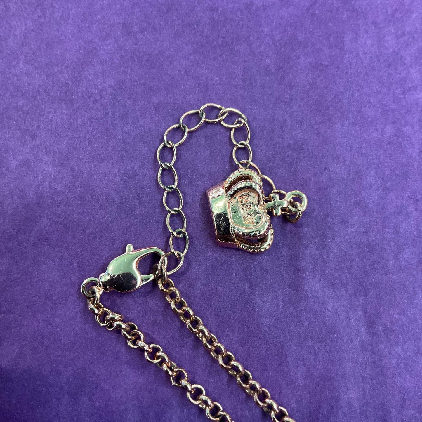 Vintage Butler and Wilson Rainbow Honey Bee Crystal Necklace, Rose gold tone with multicolored Aurora Borealis Rhinestones