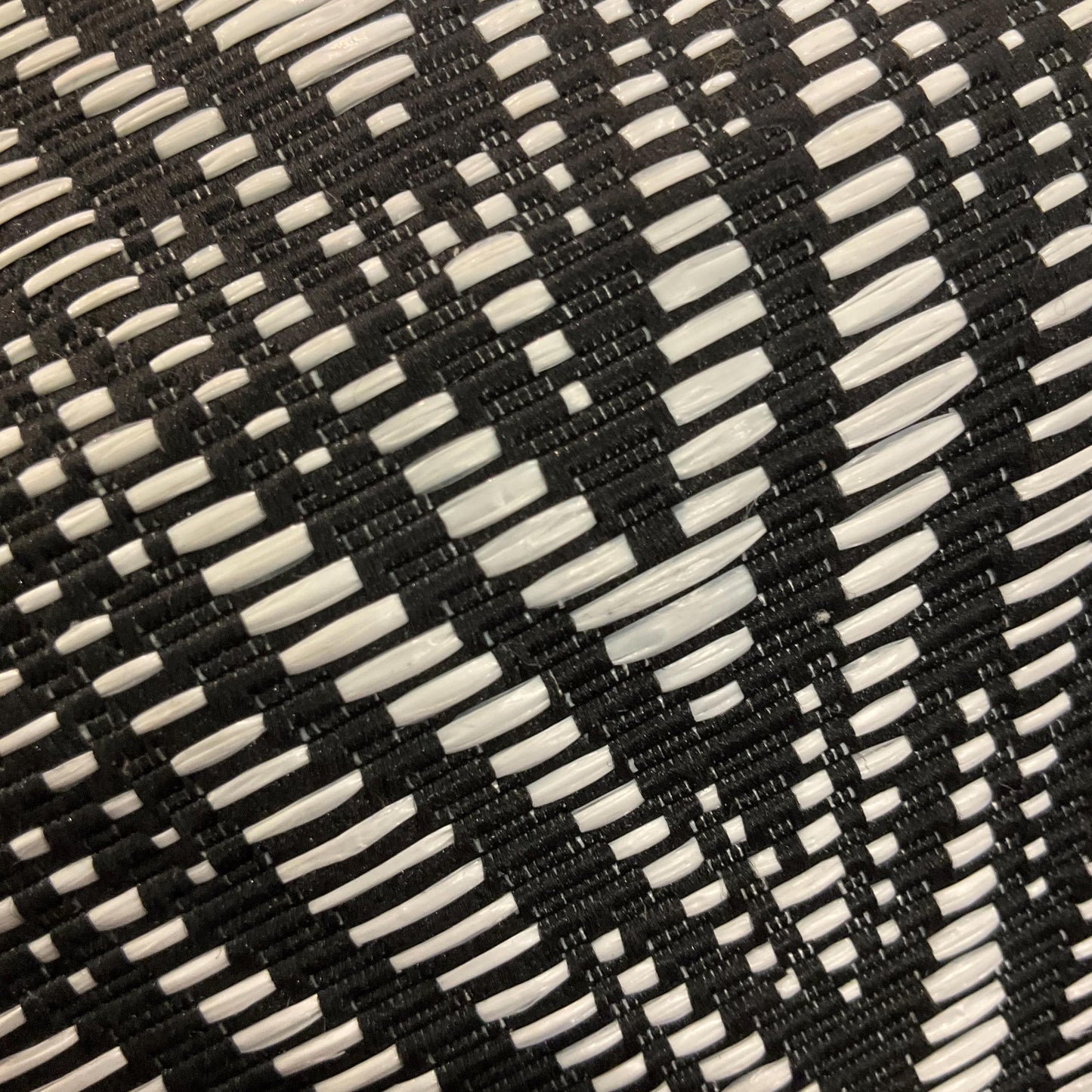 Vintage Butler and Wilson Black and White Boxy Zebra Stripe Clutch or Shoulder Evening Bag