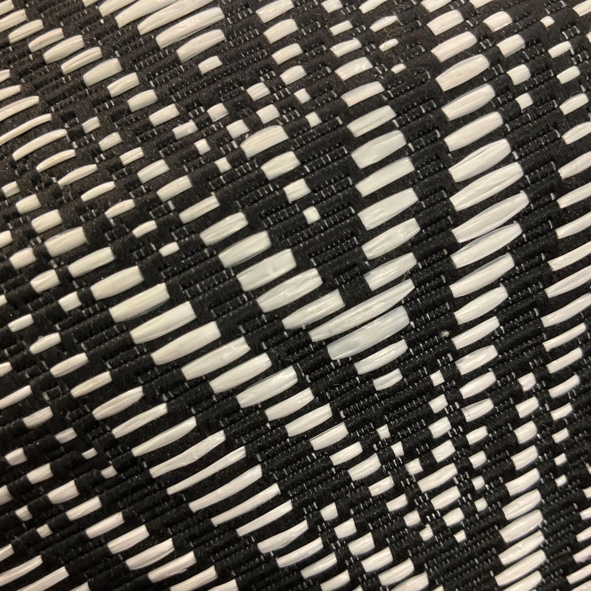 Vintage Butler and Wilson Black and White Boxy Zebra Stripe Clutch or Shoulder Evening Bag