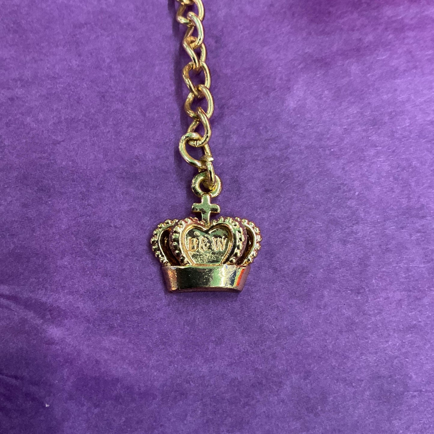 Vintage Butler and Wilson Art Deco Style Crystal Cross Statement Pendant Necklace