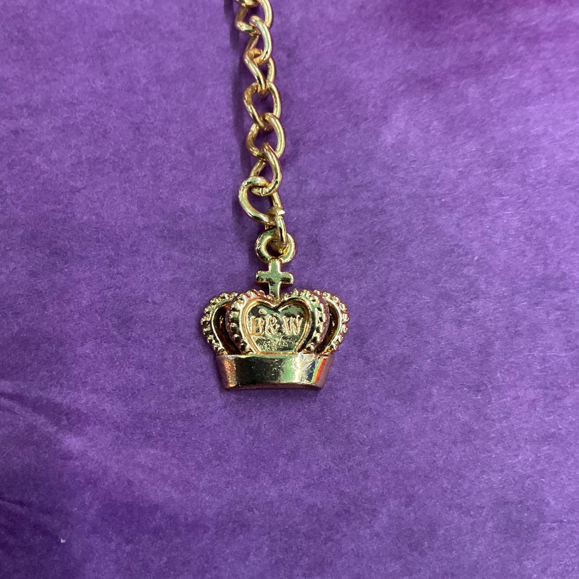 Vintage Butler and Wilson Art Deco Style Crystal Cross Statement Pendant Necklace